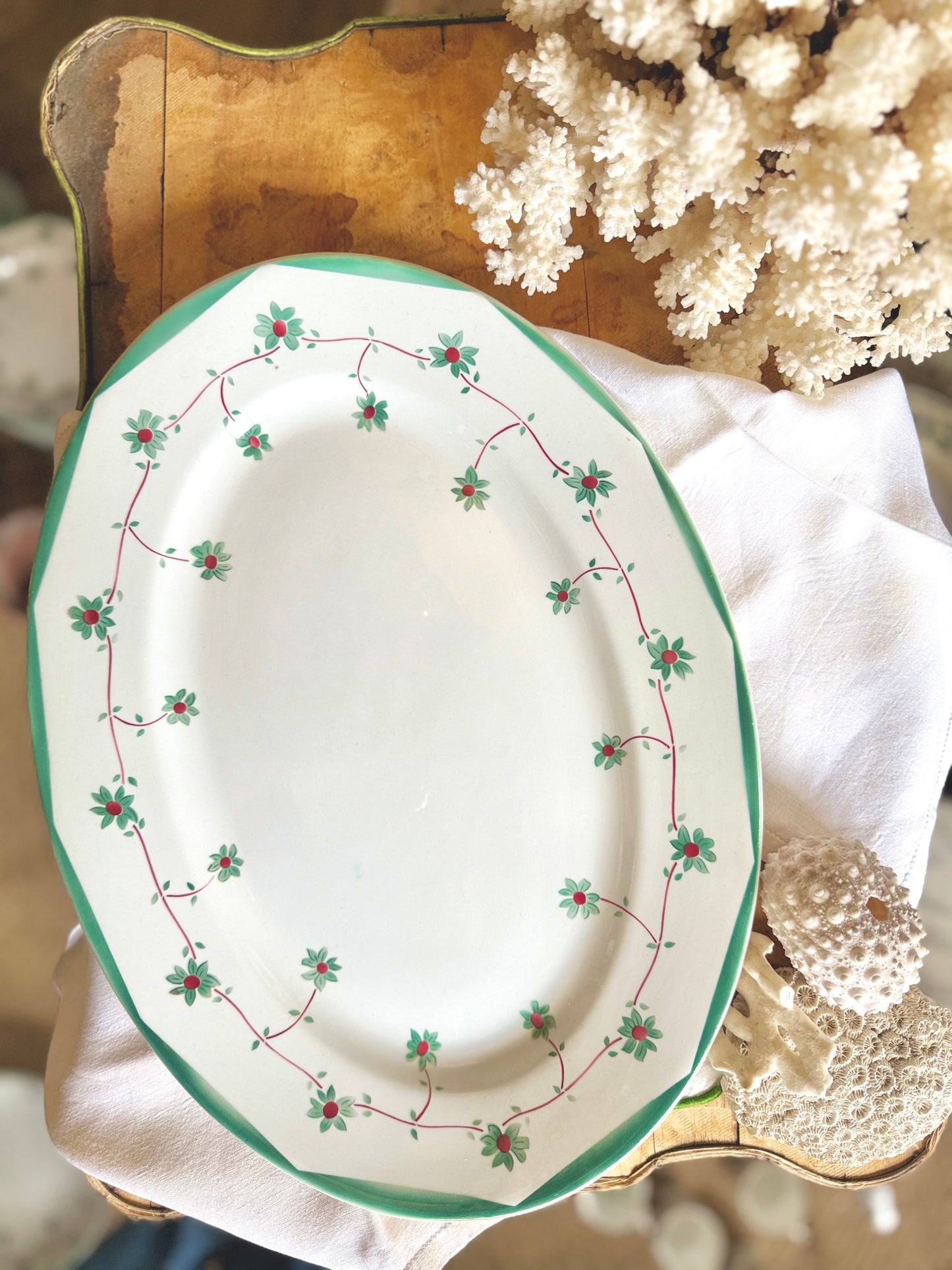 Plat ovale Creil et Montereau « Francine »