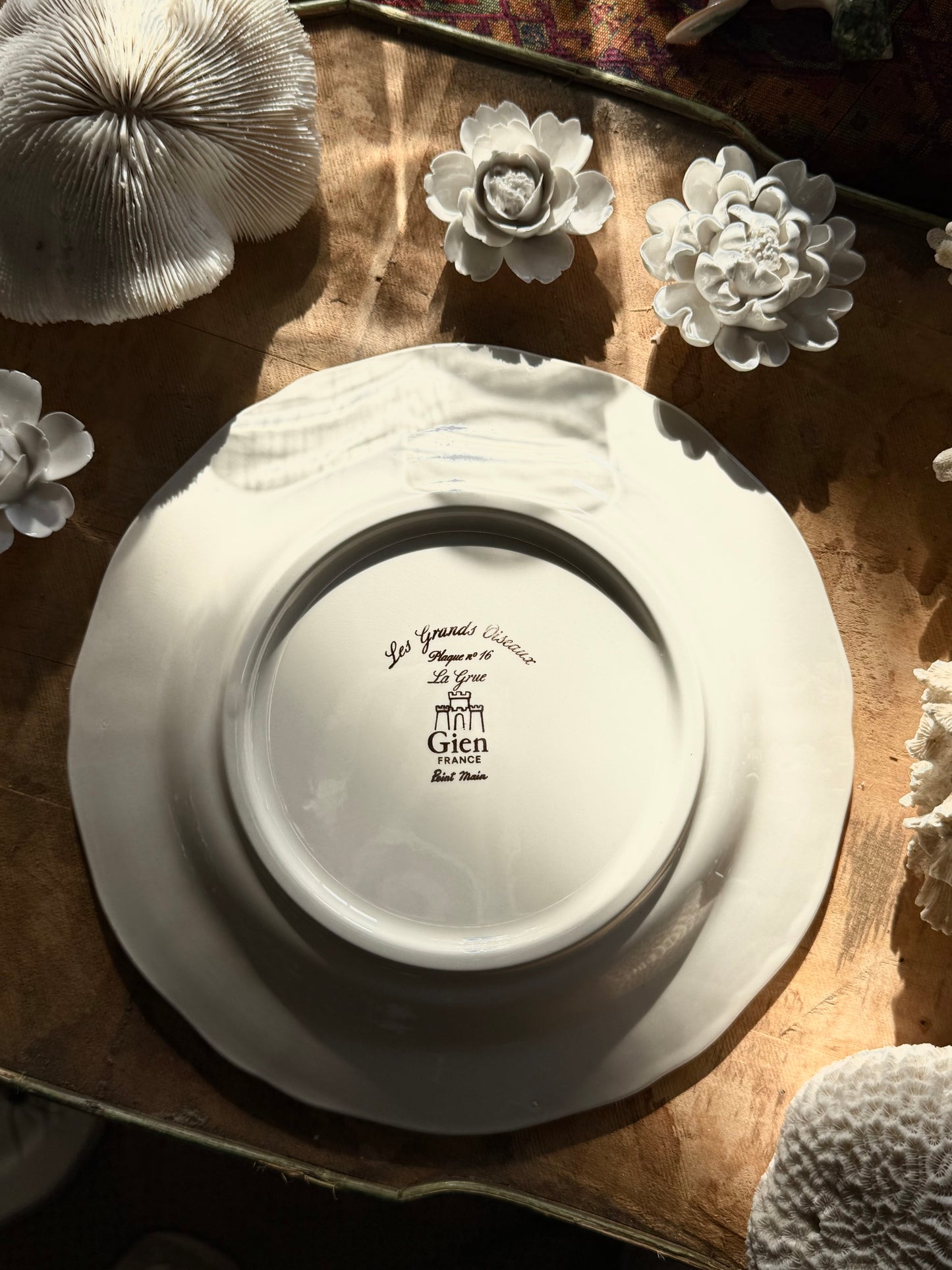 N: 16. assiette de collection « Les grands oiseaux » de Gien