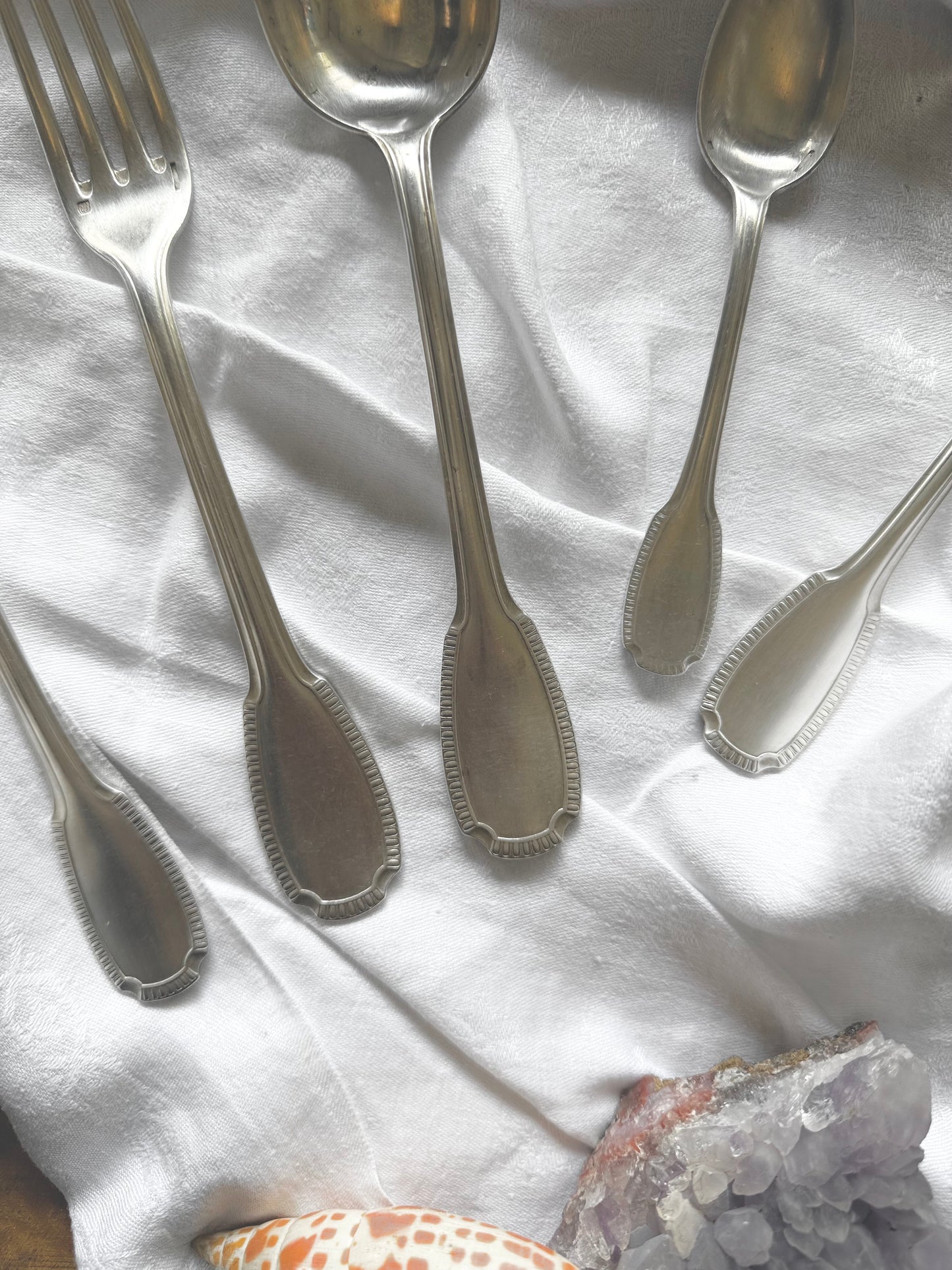 Ménagère Christofle art déco modèle « Godrons »
