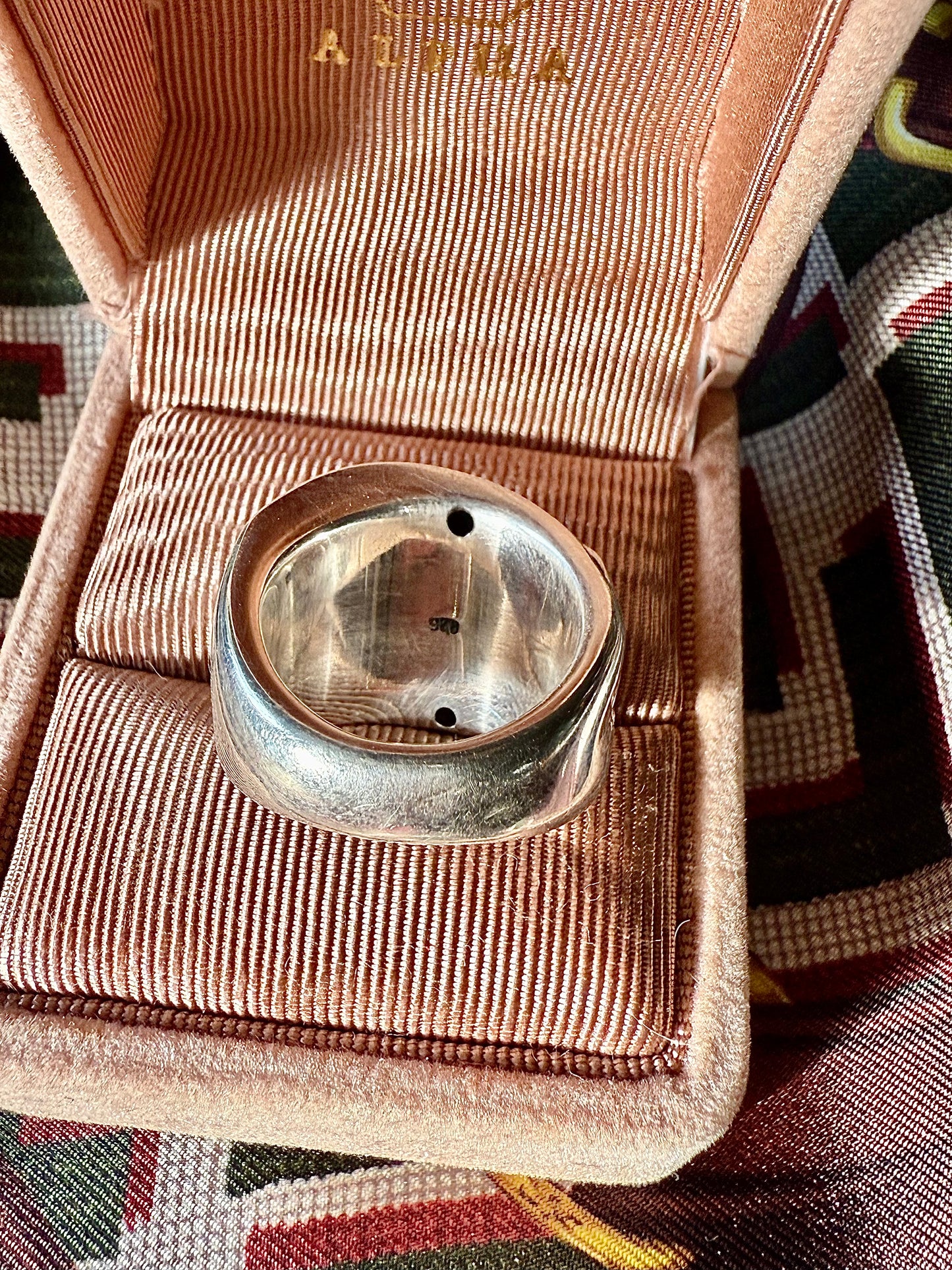 Bague asymétrique en argent