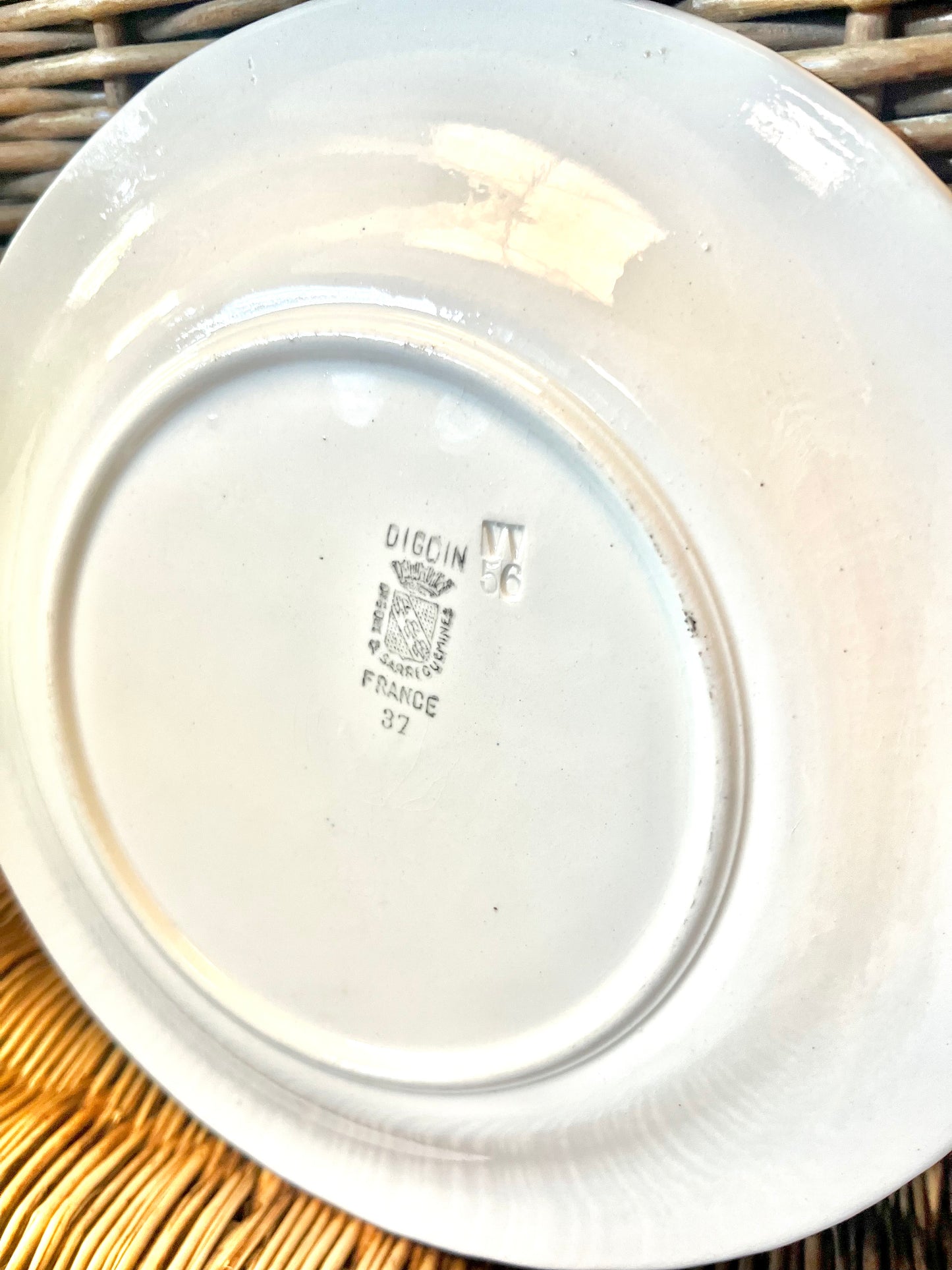 Service Digoin Sarreguemines, faïence