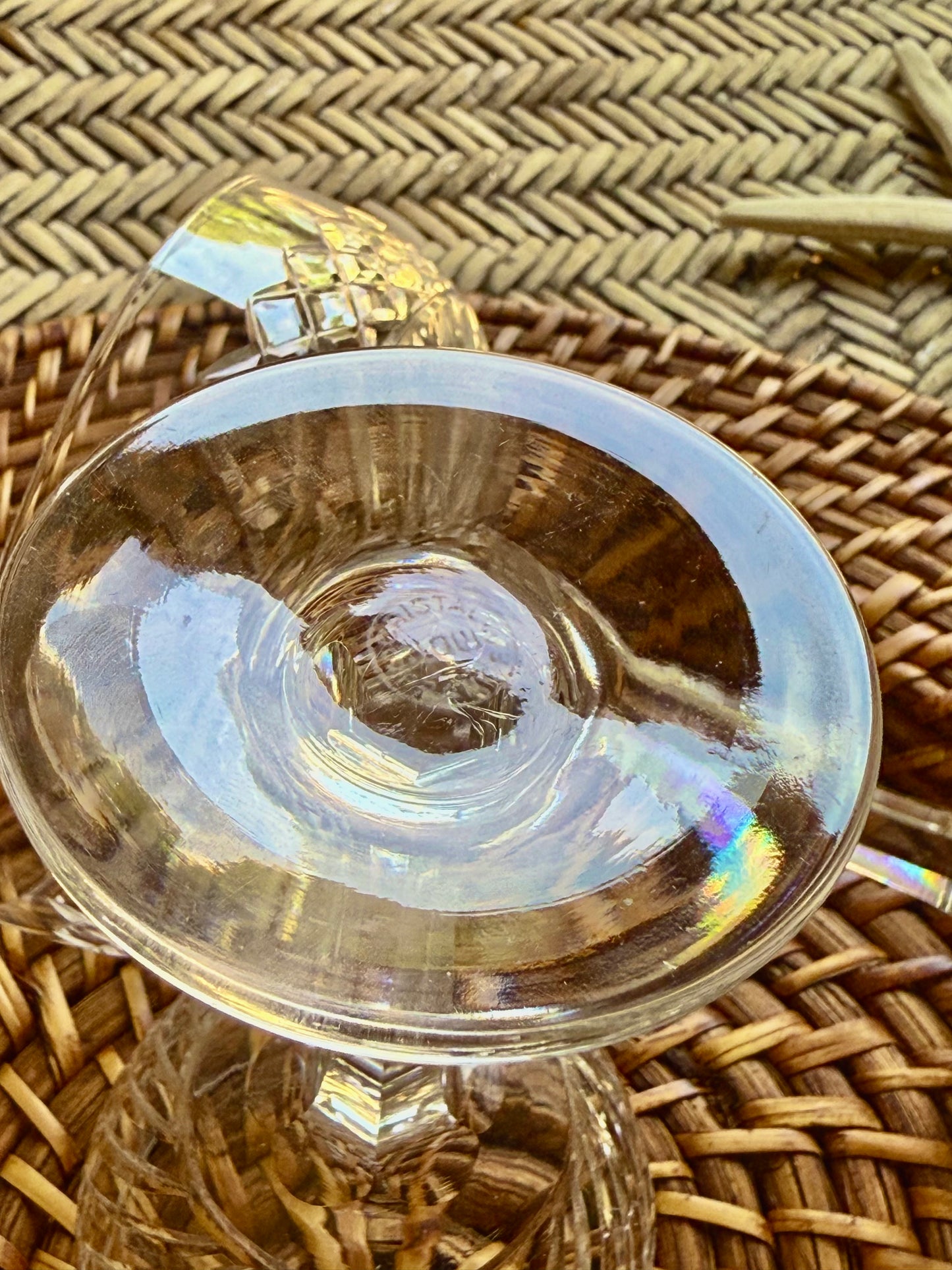 Service Saint-Louis, en cristal, art déco
