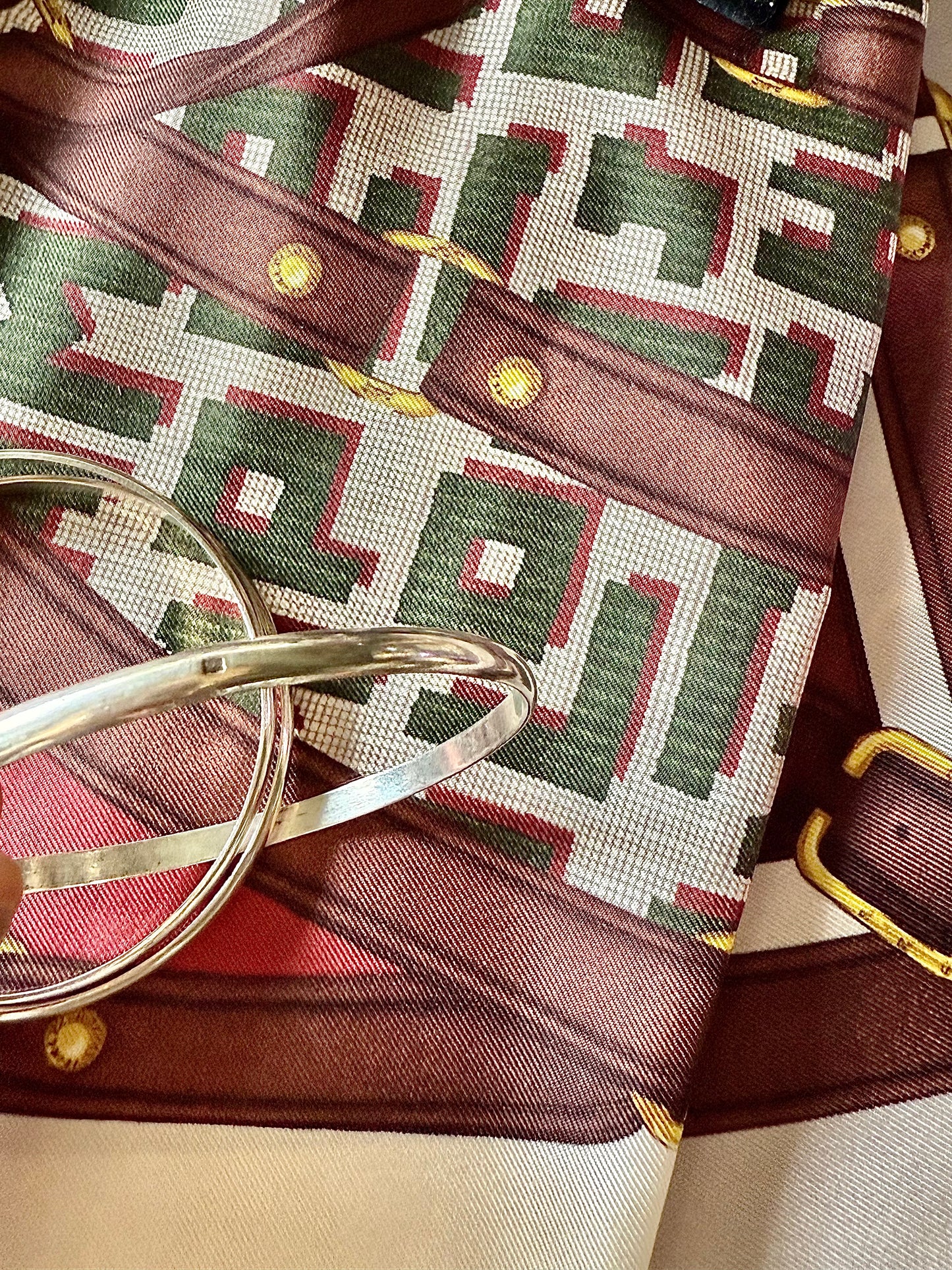 Bracelet en argent, trois anneaux