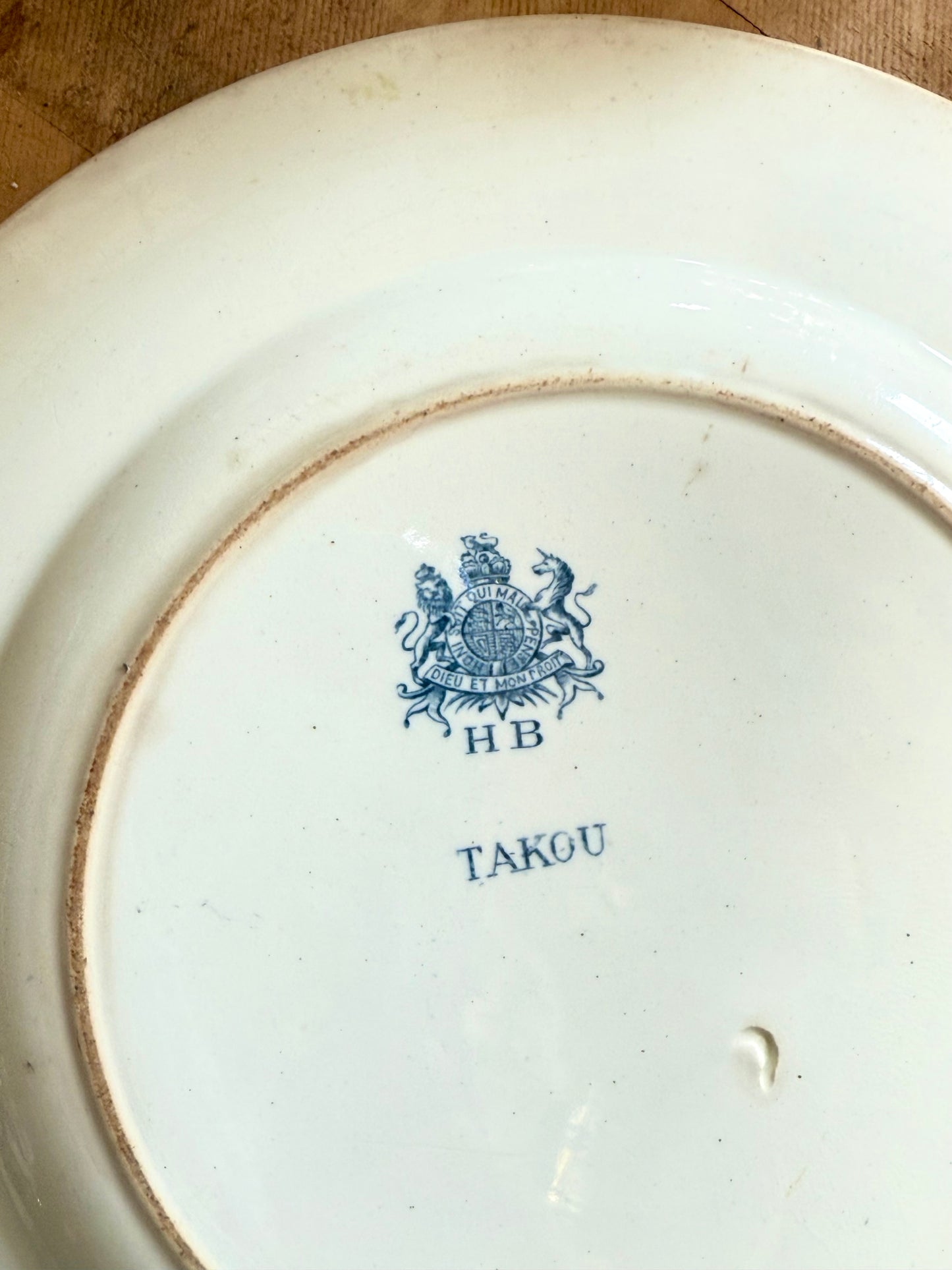 Rare assiette Hyppolyte Boulenger modèle « Takou »