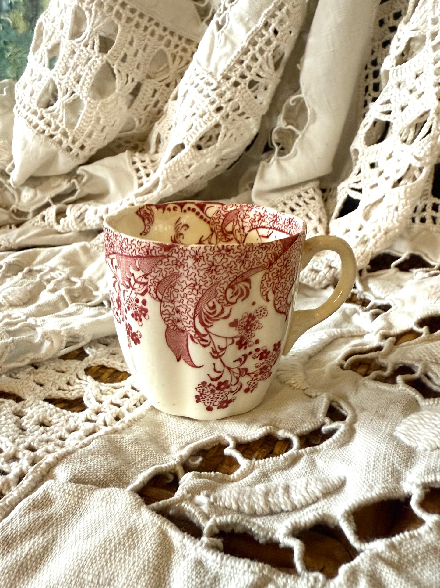 Service à café rose