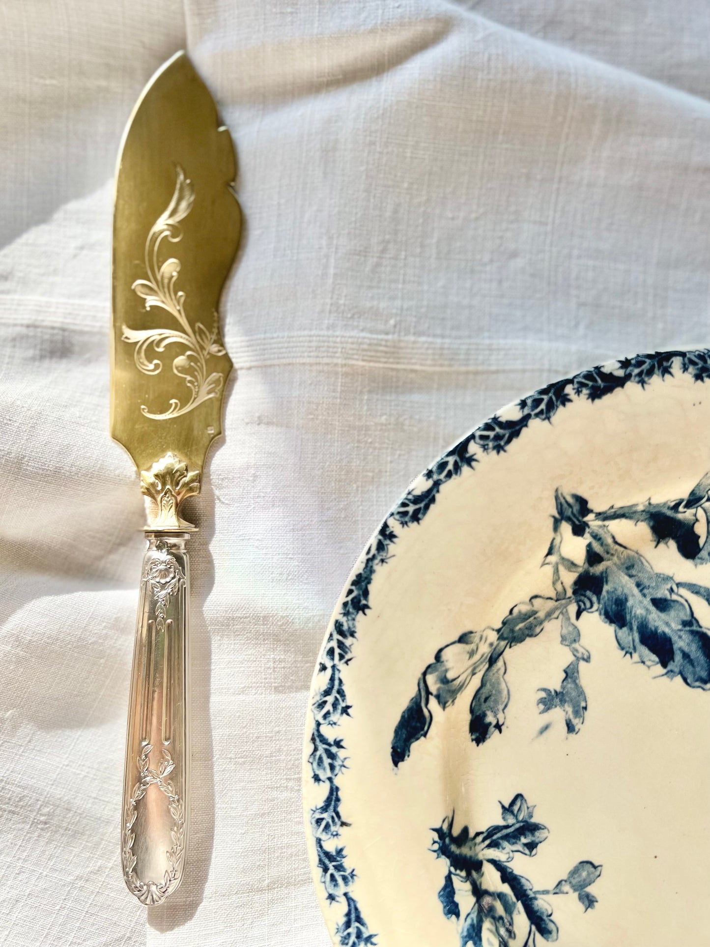 Pelle à gâteau, XIX ème en métal argenté
