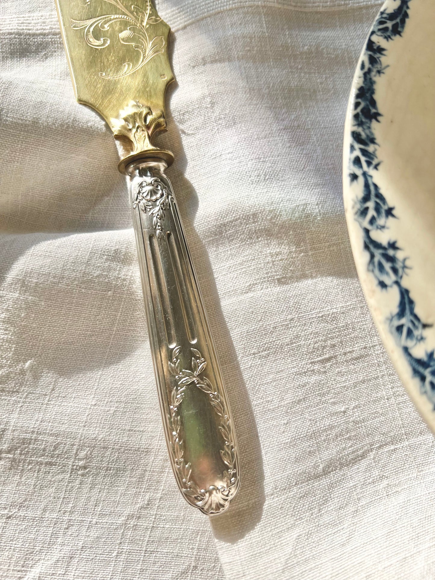 Pelle à gâteau, XIX ème en métal argenté