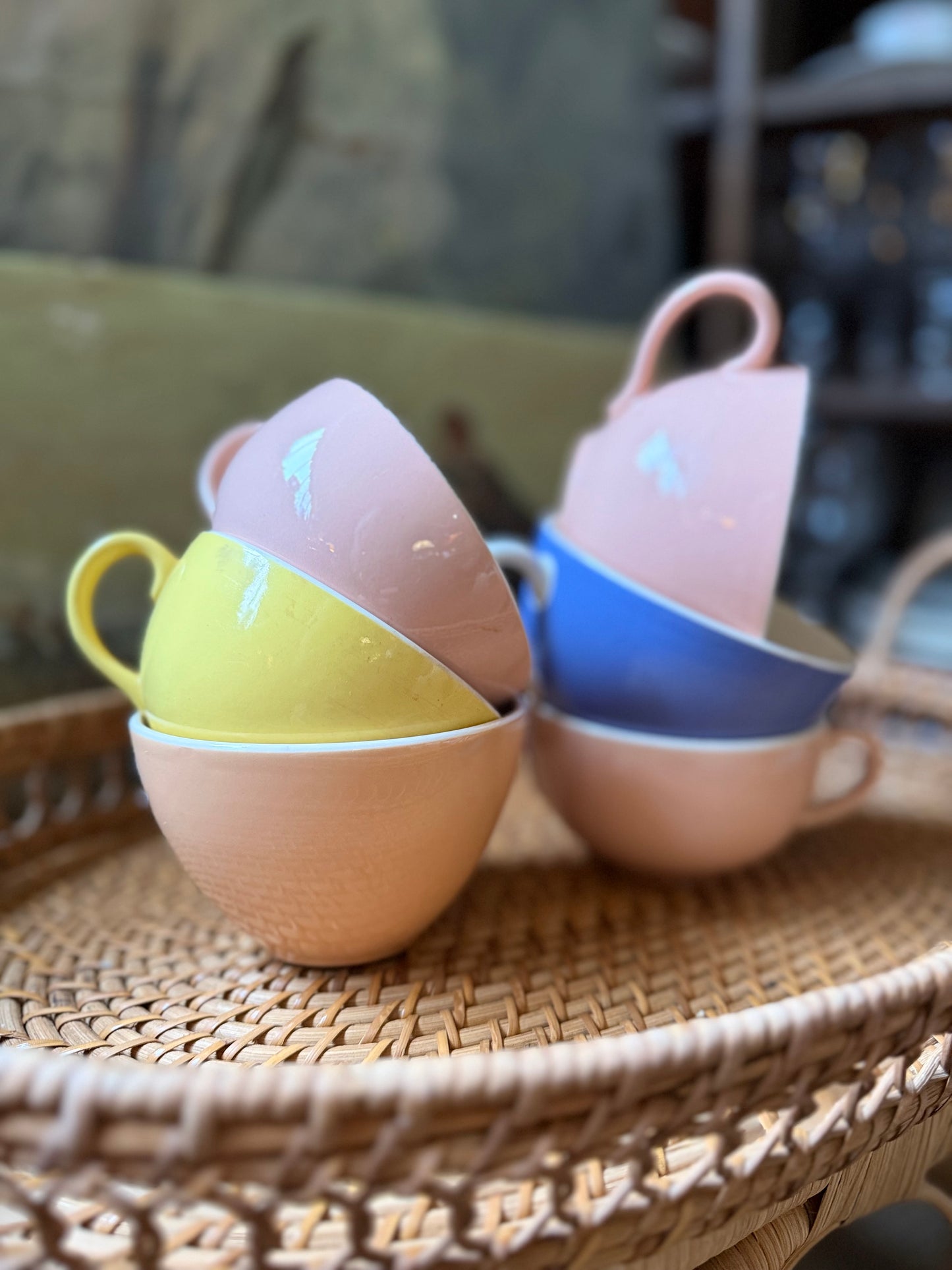 6 tasses Villeroy Et Boch, vintages