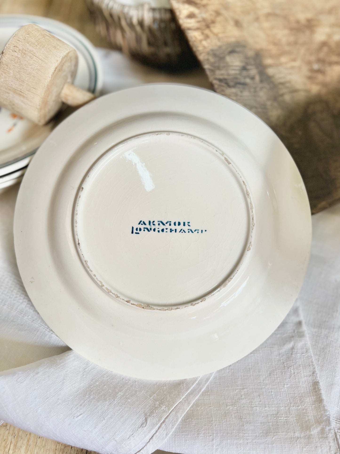 Service Longchamp, faïence, années 50.