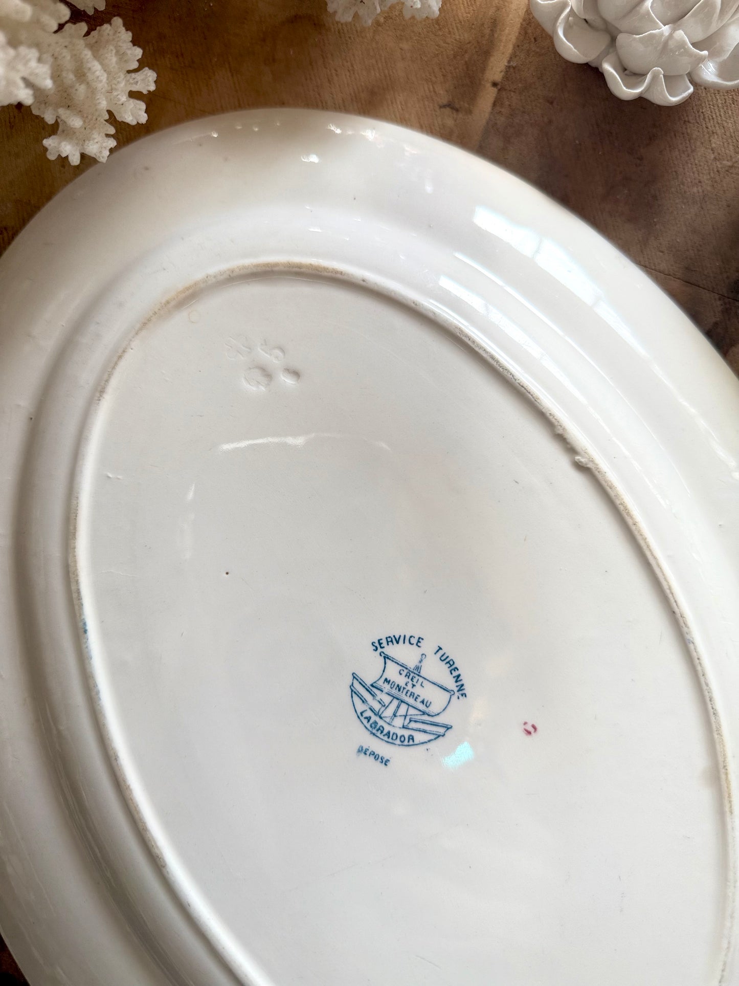 Plat Creil Et Montereau, terre de fer, « Turenne »