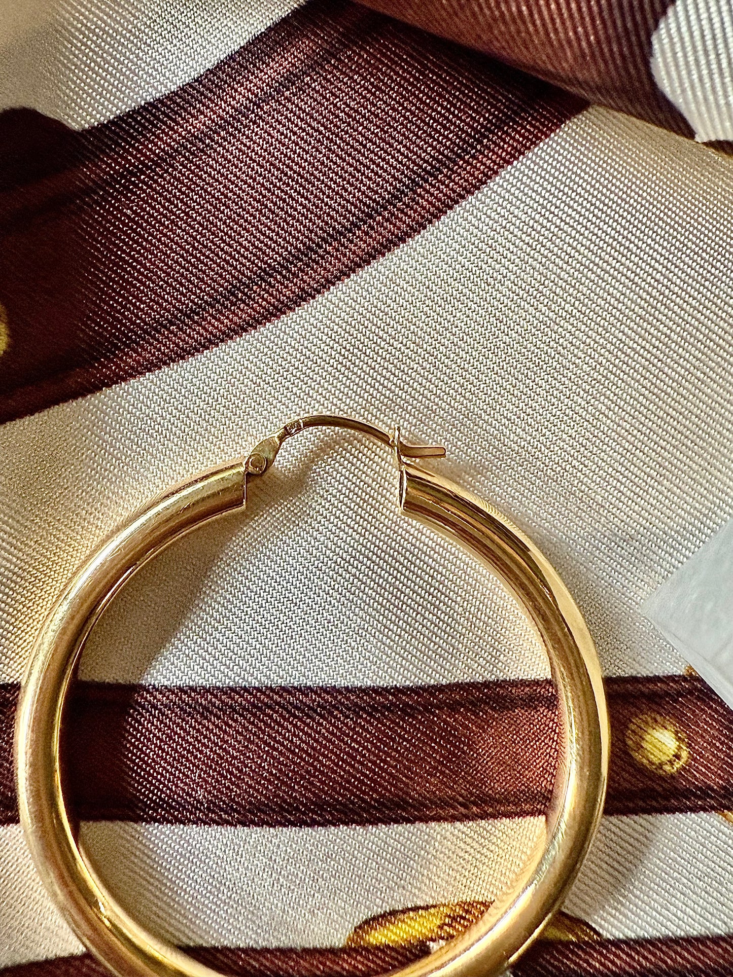 Créoles en plaqué or