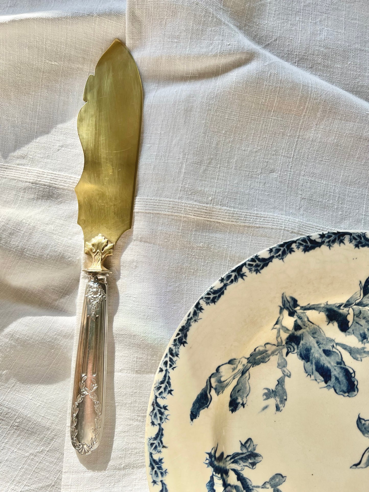 Pelle à gâteau, XIX ème en métal argenté