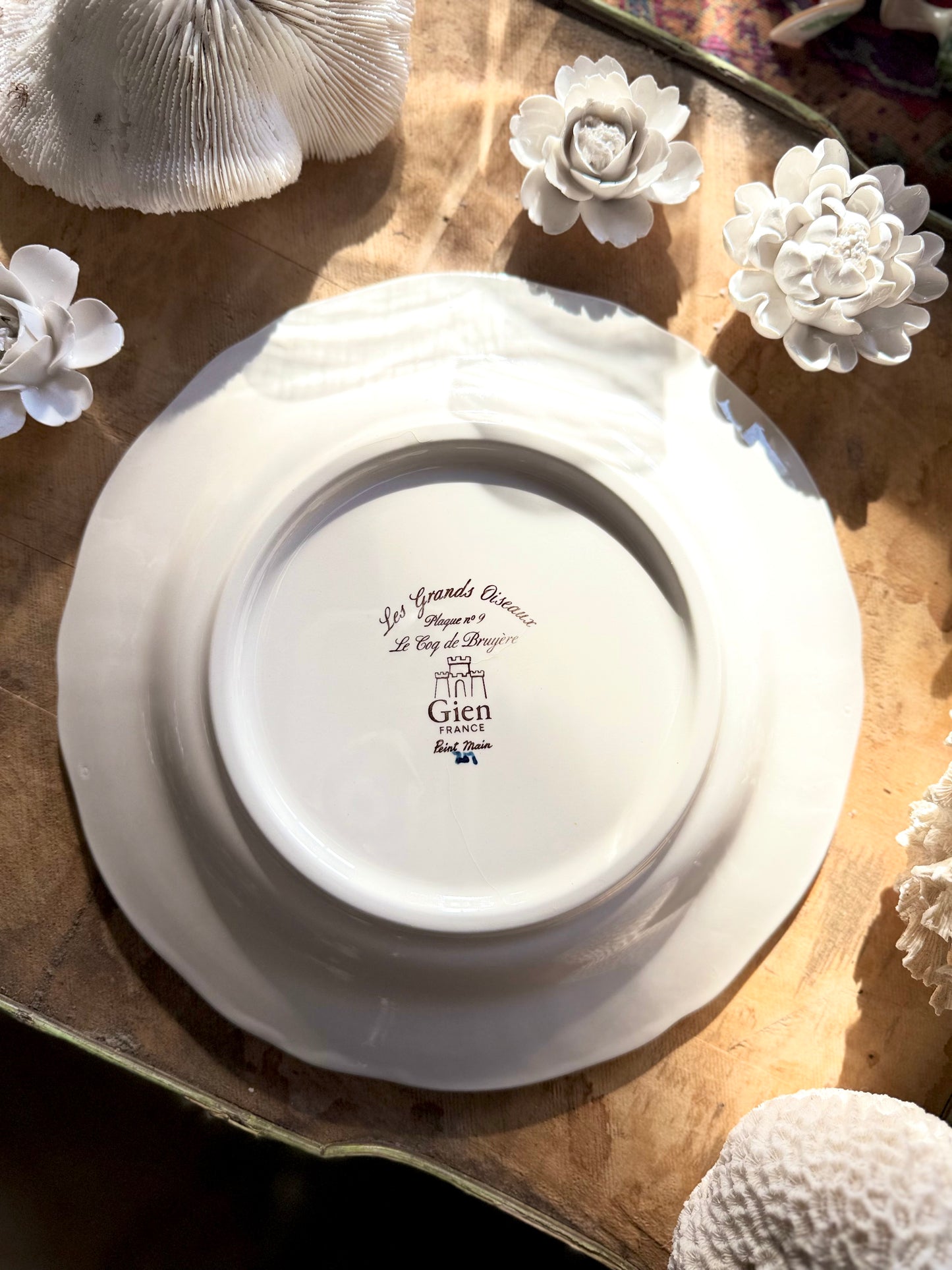 N.9 : assiette collection « les grands oiseaux » de Gien