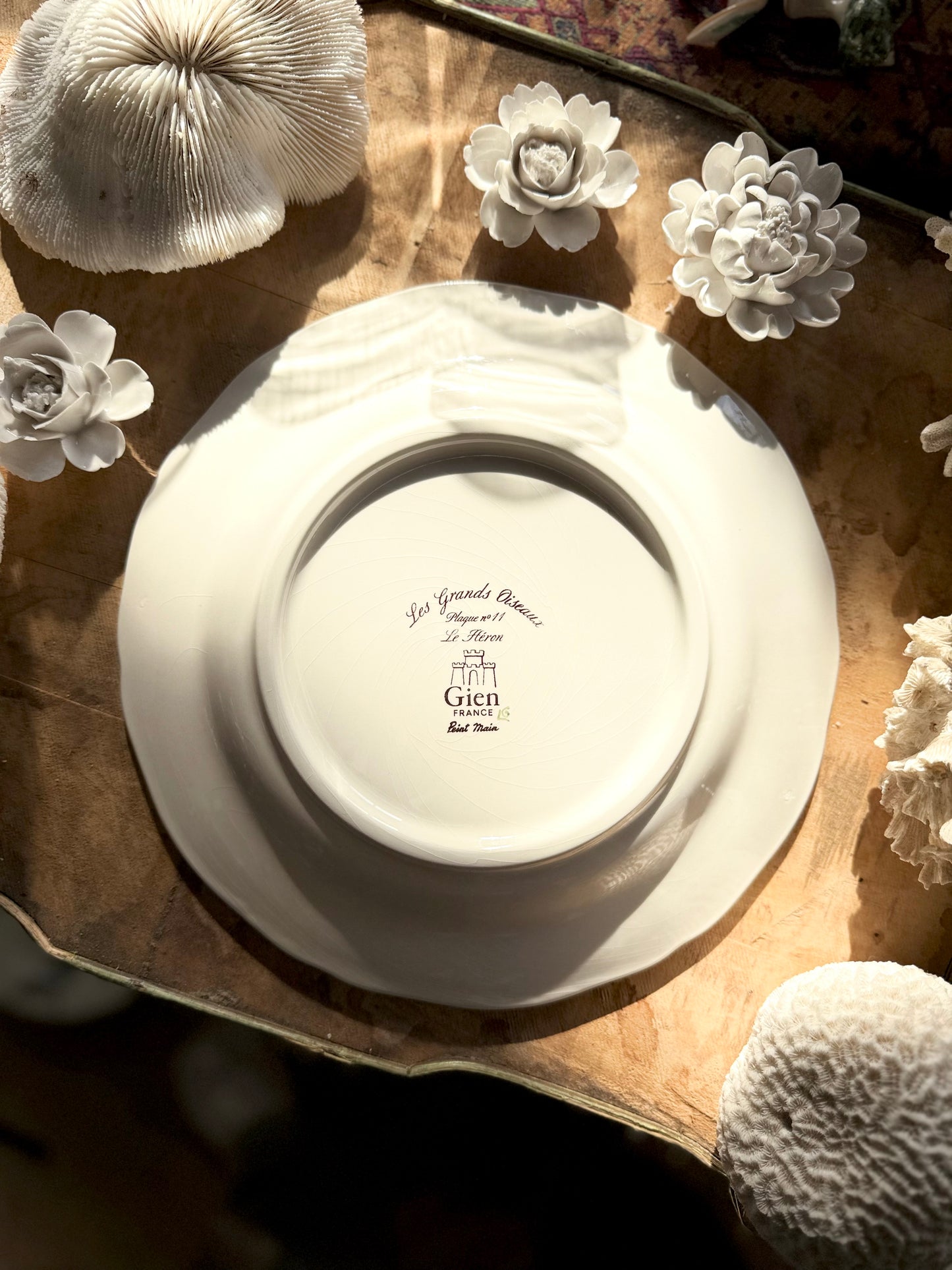 N: 11. assiette de collection « Les grands oiseaux » de Gien