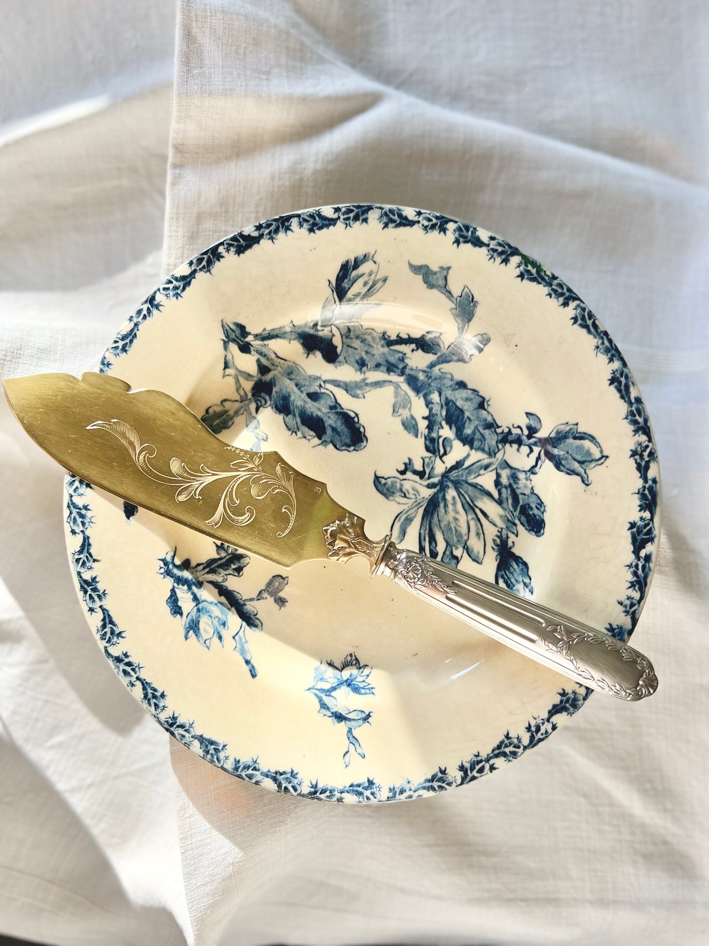 Pelle à gâteau, XIX ème en métal argenté