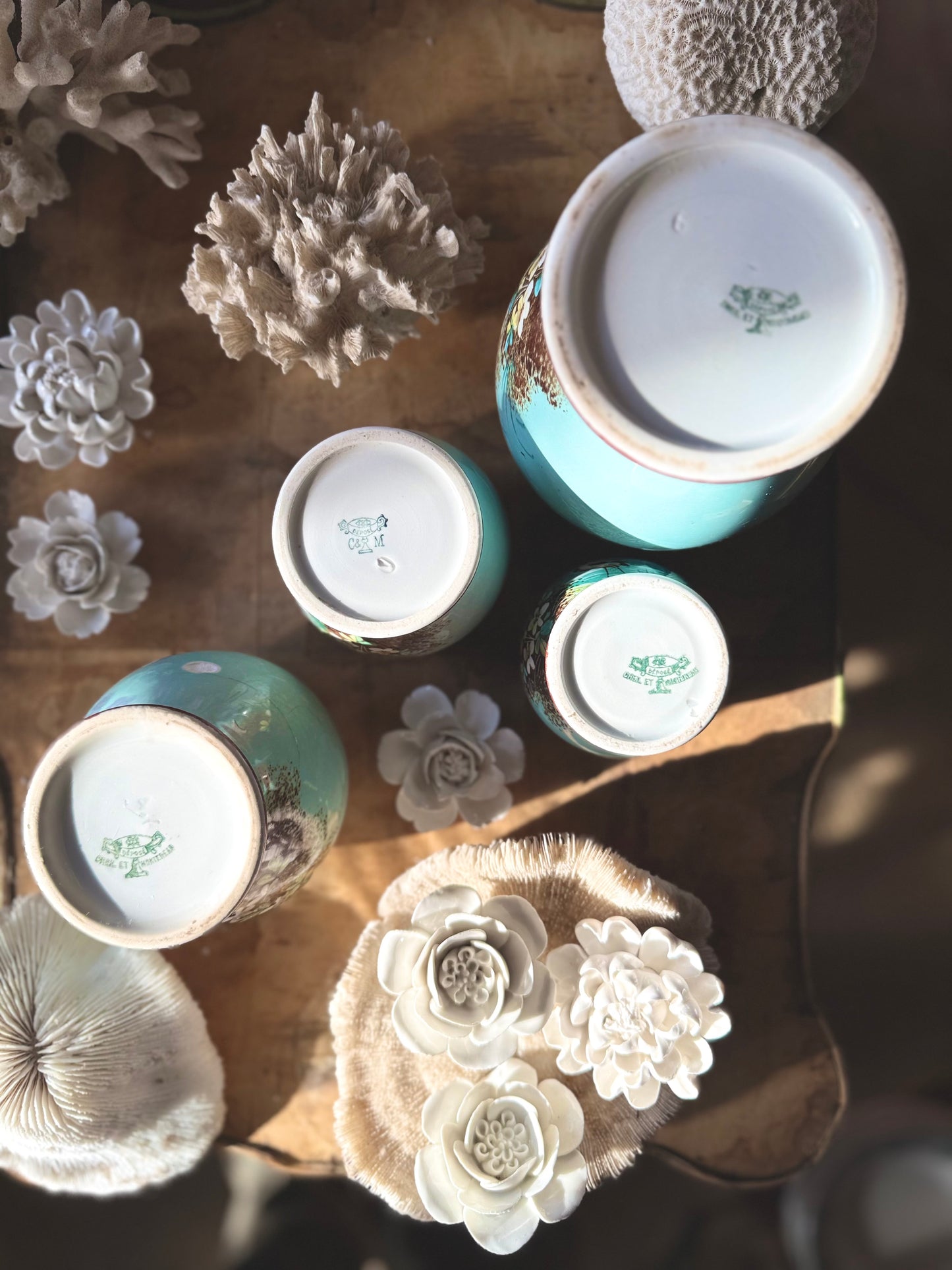 Pots à épices Creil Et Montereau, XIX ème