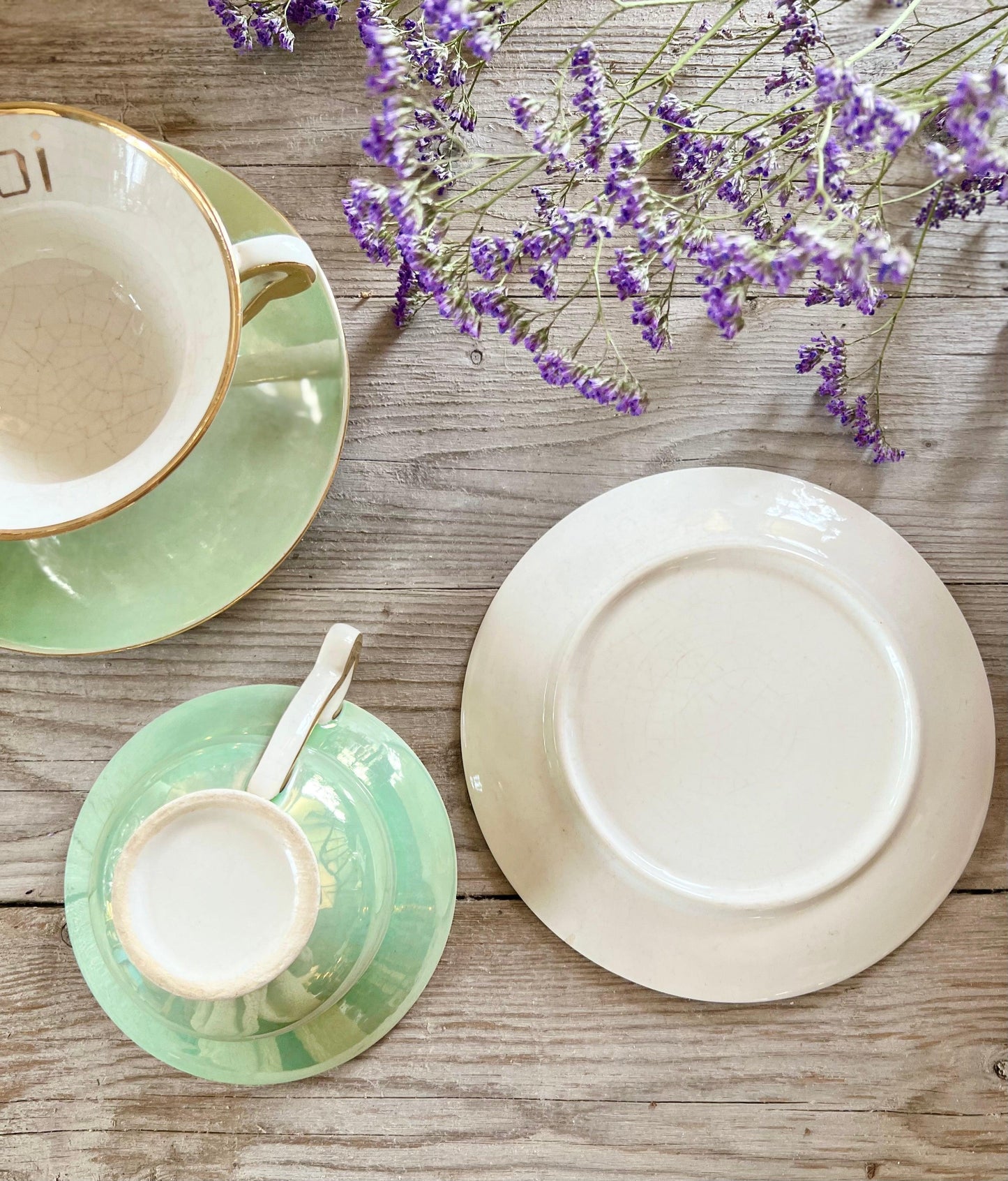 Toi et moi vintage en faïence - Le boudoir luxe de Solenn