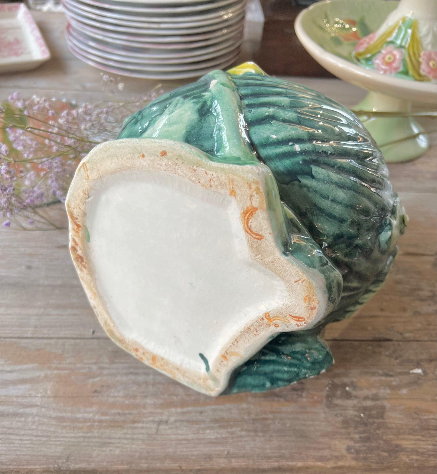 Pichet en barbotine "melon". - Le boudoir luxe de Solenn