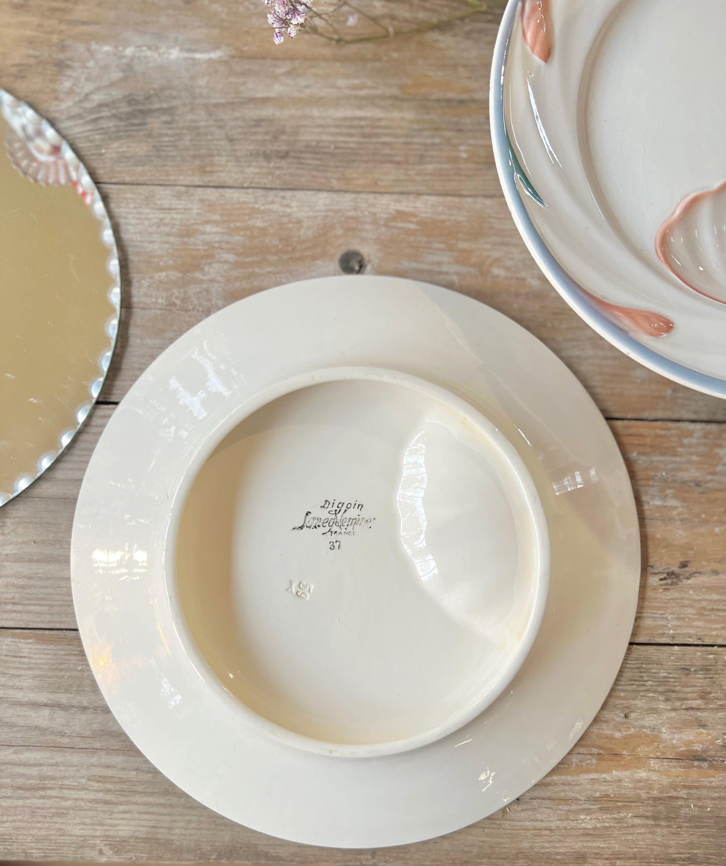 Service à asperges Digoin Sarreguemines, art nouveau. - Le boudoir luxe de Solenn