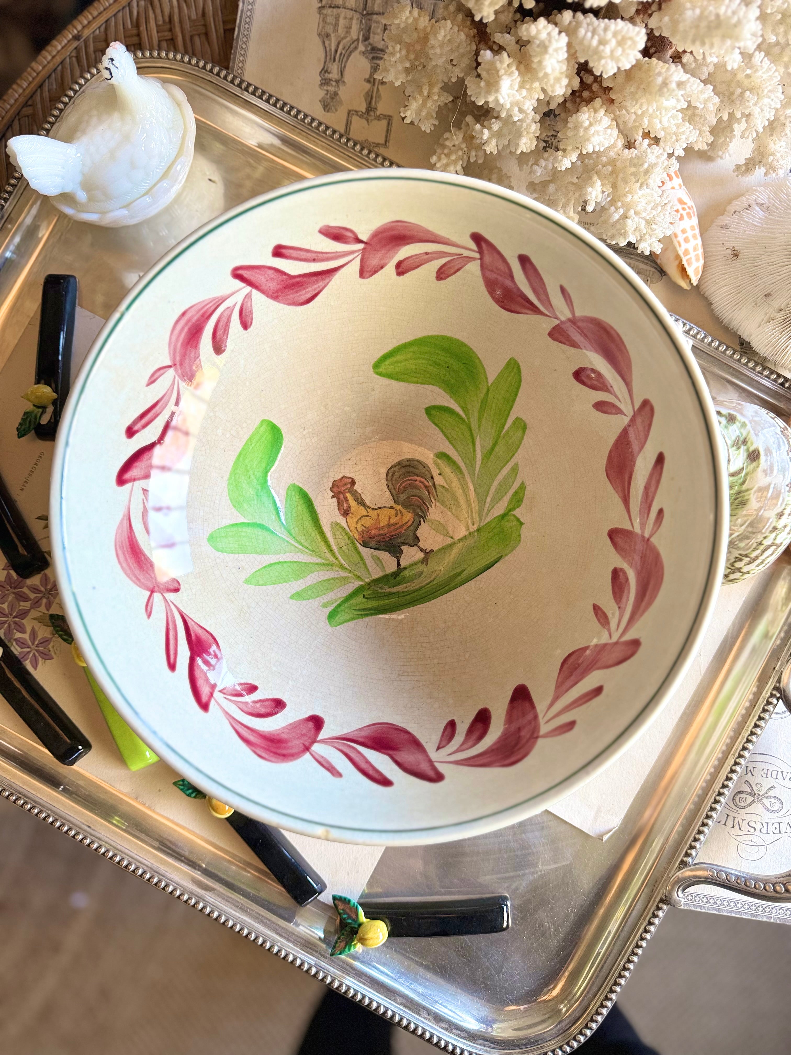 Saladier Choisy Le Roi en terre de fer - Le boudoir luxe de Solenn