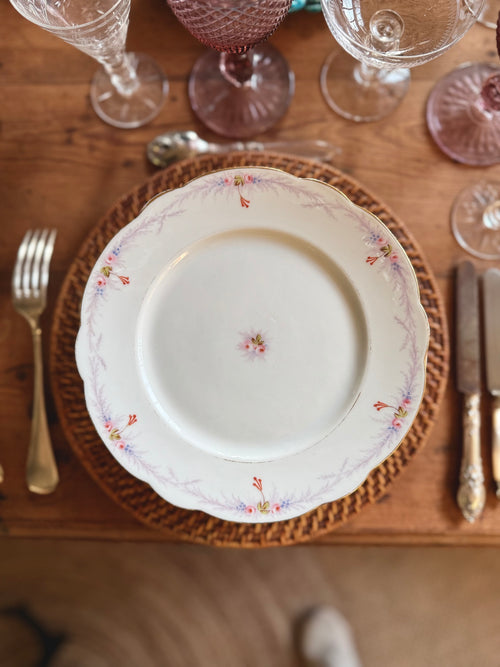 10 petites assiettes en porcelaine XIX ème - Le boudoir luxe de Solenn