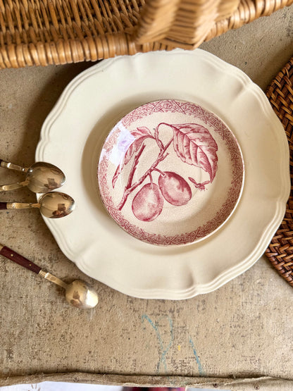 Tasse et sous-tasse, Terre de fer rose, Choisy Le Roi