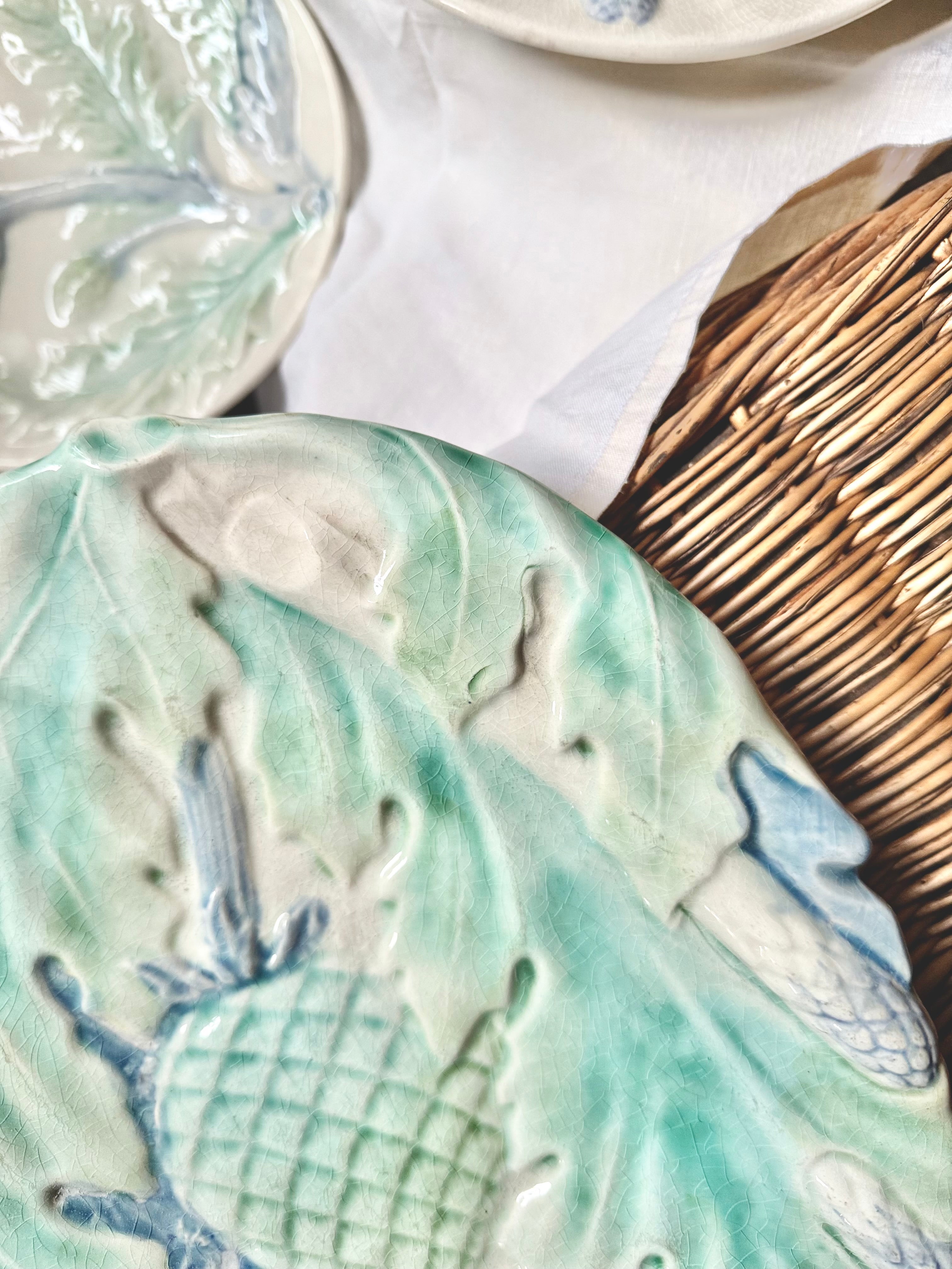 Service art nouveau en barbotine - Le boudoir luxe de Solenn