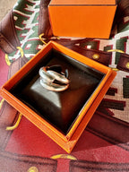 Bague noeud en argent - Le boudoir luxe de Solenn