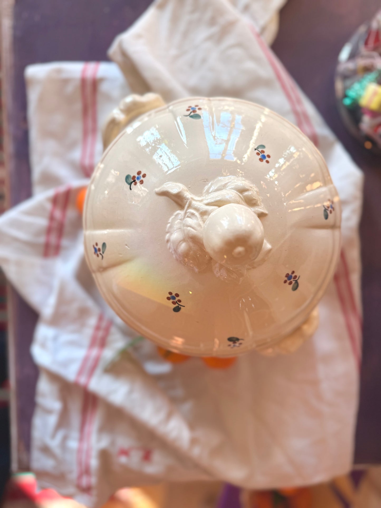 Soupière « Arromanches », Digoin Sarreguemines