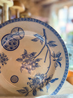 Assiettes plates Clairefontaine, terre de fer