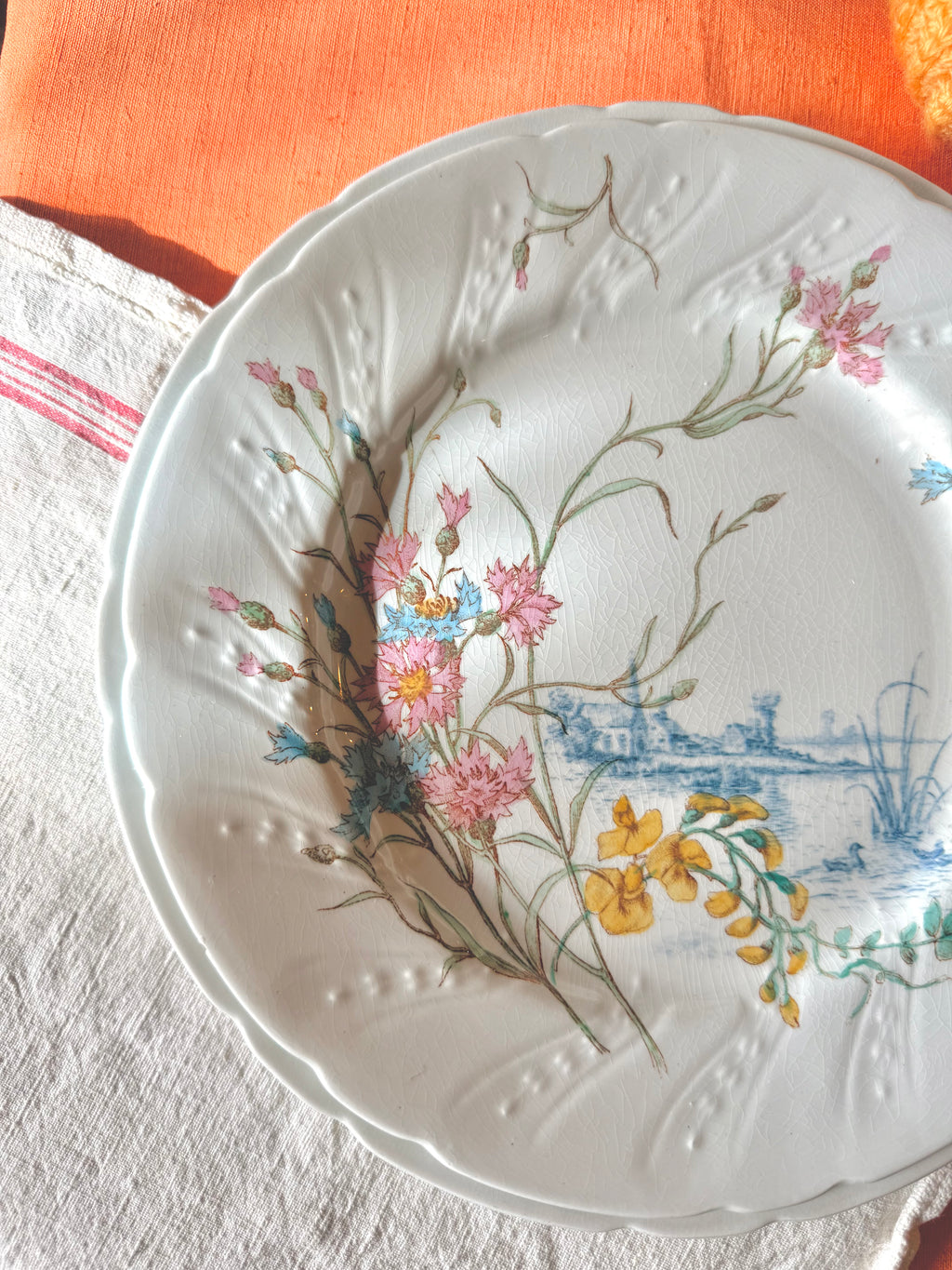 Assiettes plates, Luneville