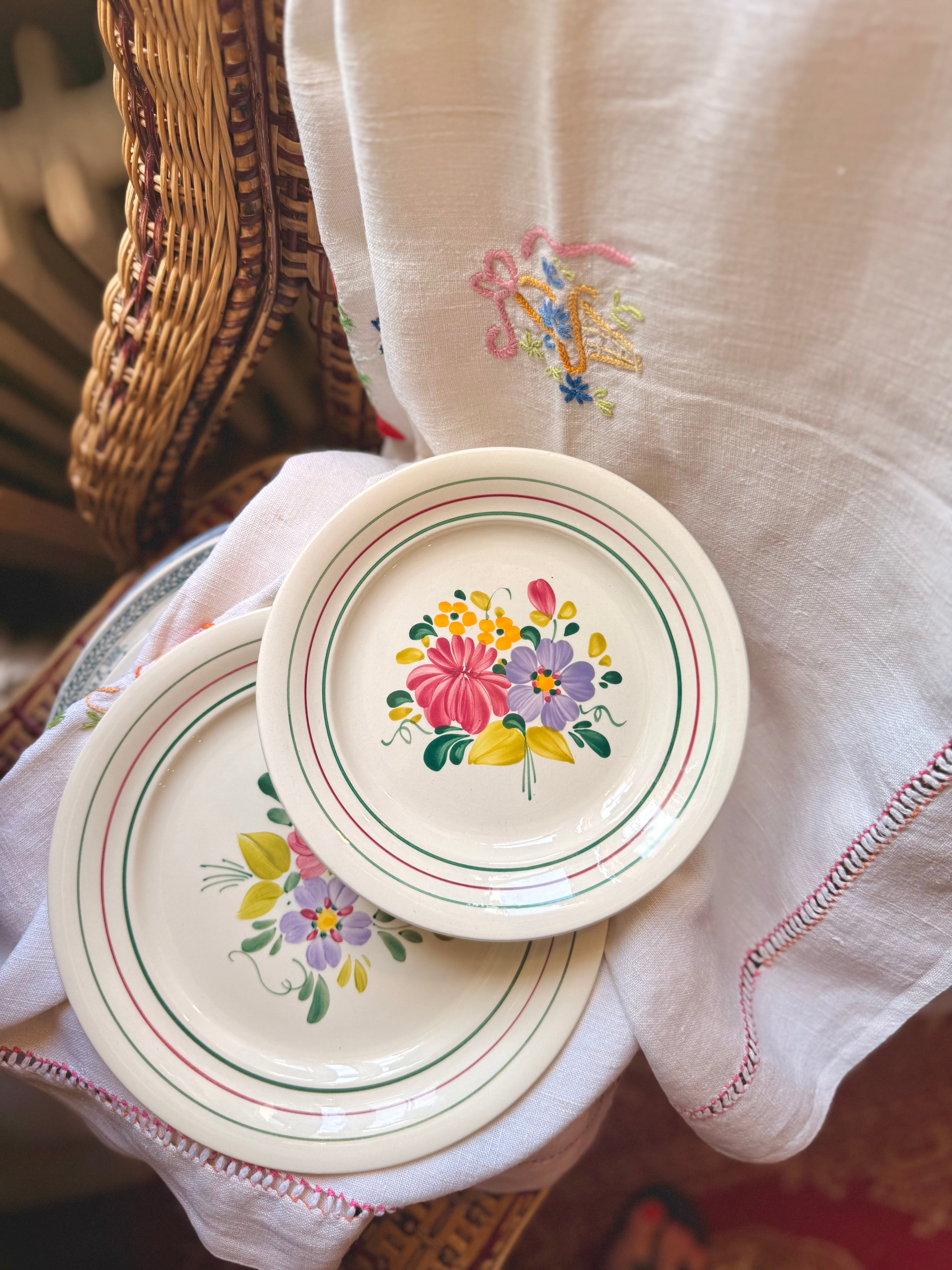 Petites Assiettes Villeroy et Boch « bouquet de printemps »