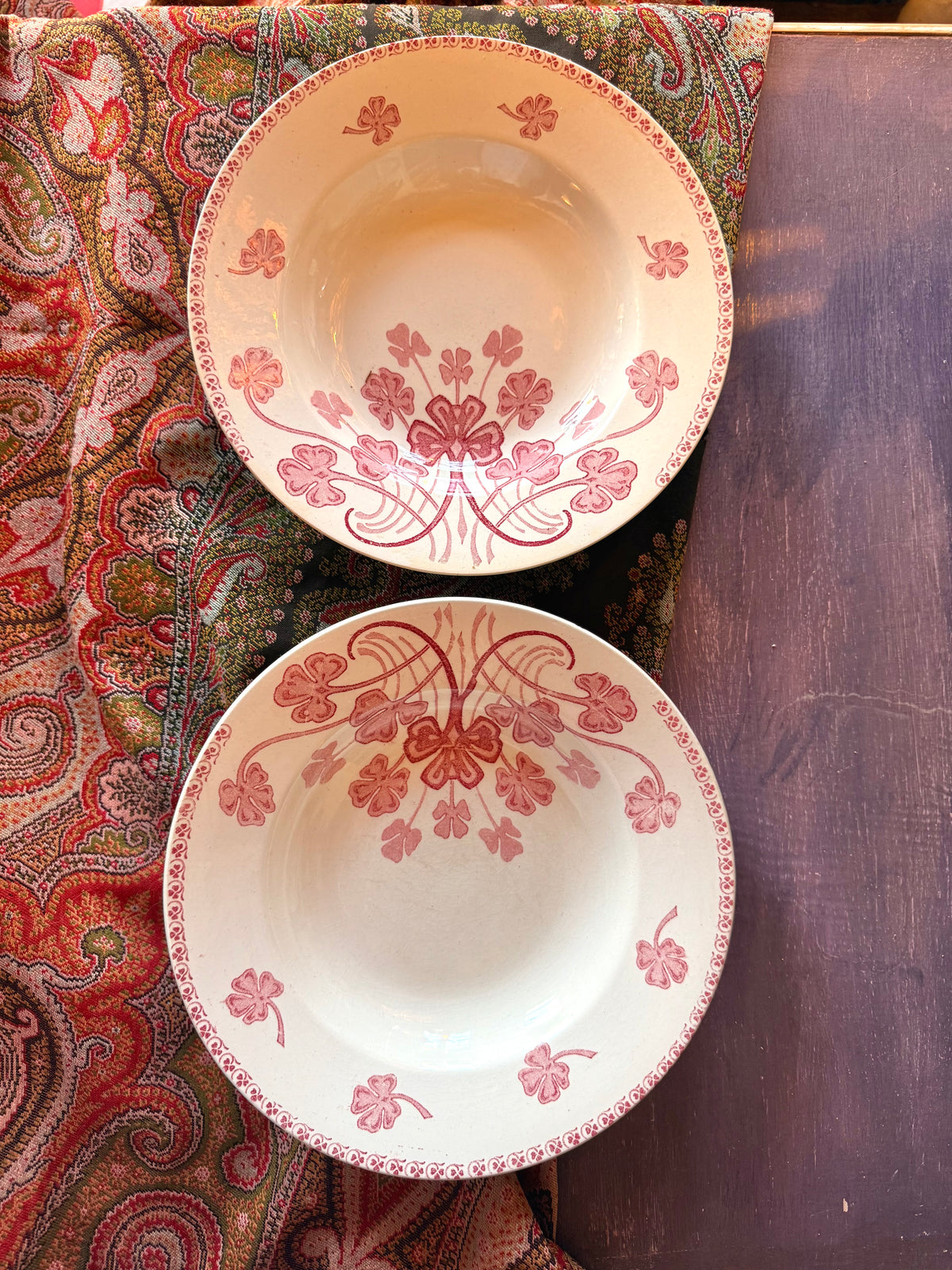 assiette creuses Luneville, Lucien