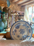 Assiettes plates Clairefontaine, terre de fer