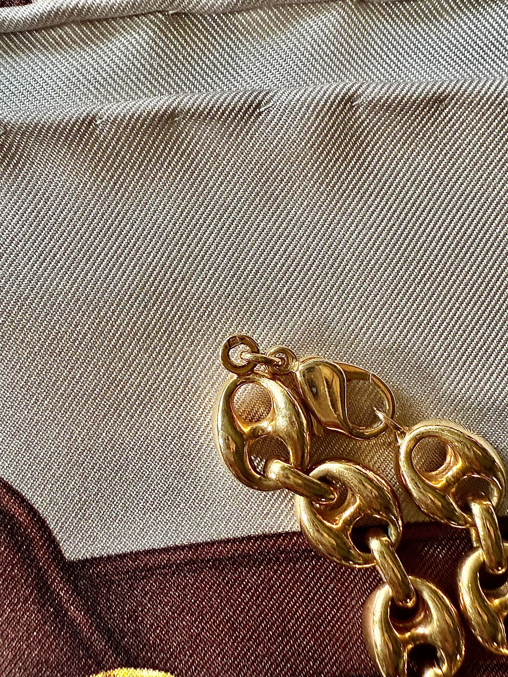 Bracelet plaqué or grains de café - Le boudoir luxe de Solenn