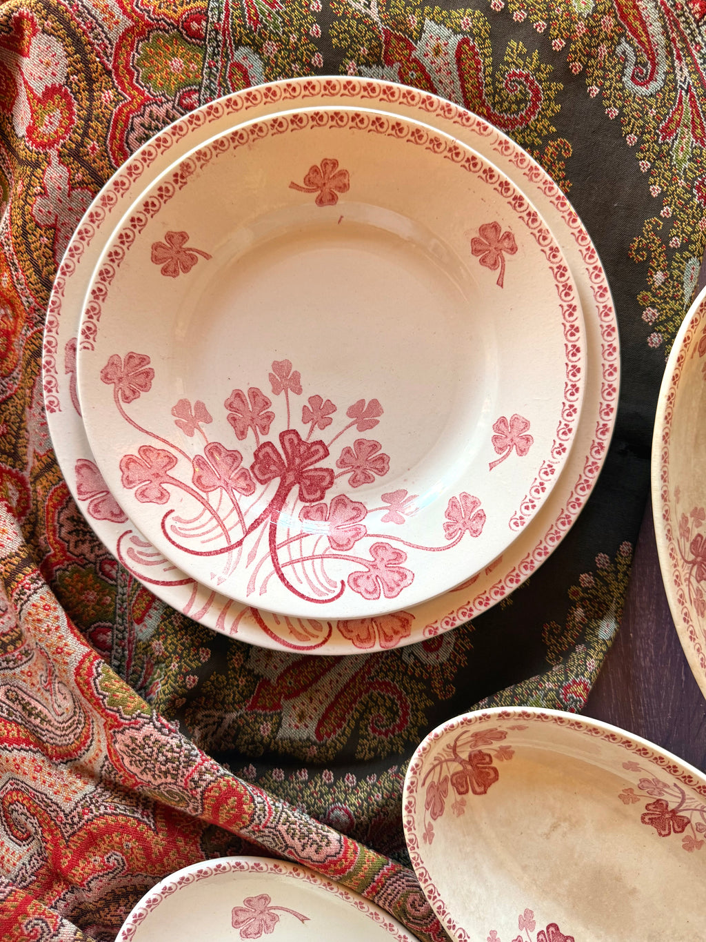 Assiette plates Luneville, Lucien