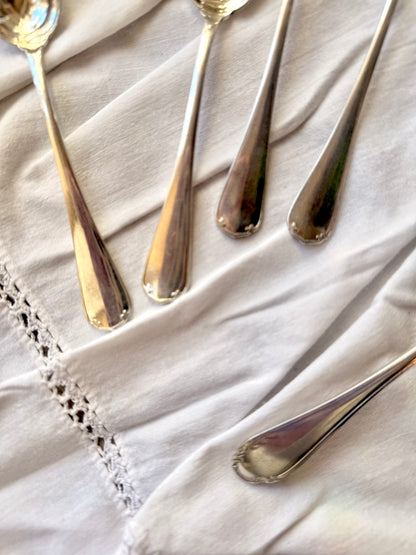 Cuillères à dessert Christofle, modèle « Japon »