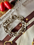 Bracelet en argent maille marine style Hermès - Le boudoir luxe de Solenn