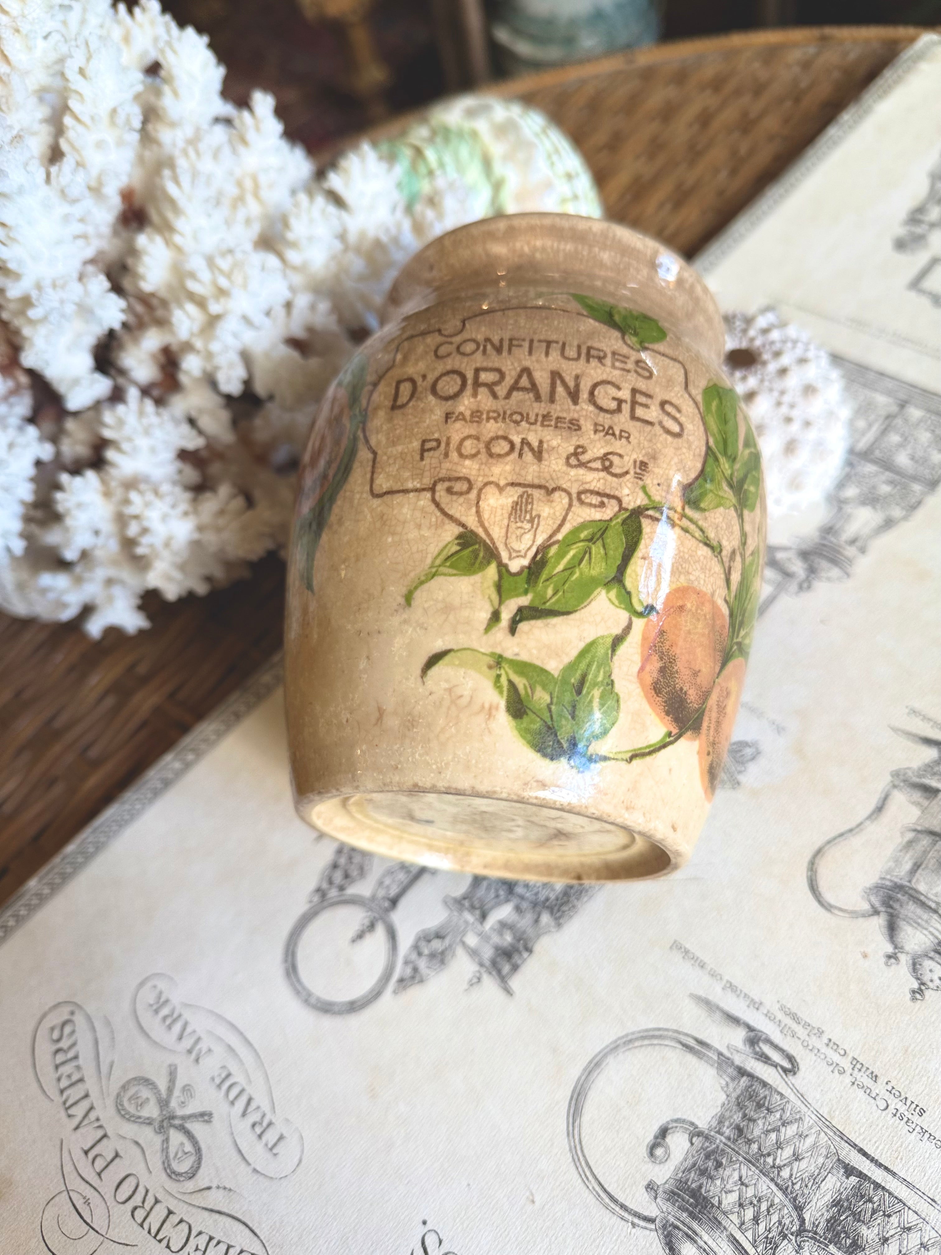 Pot à confiture Picon, terre de fer