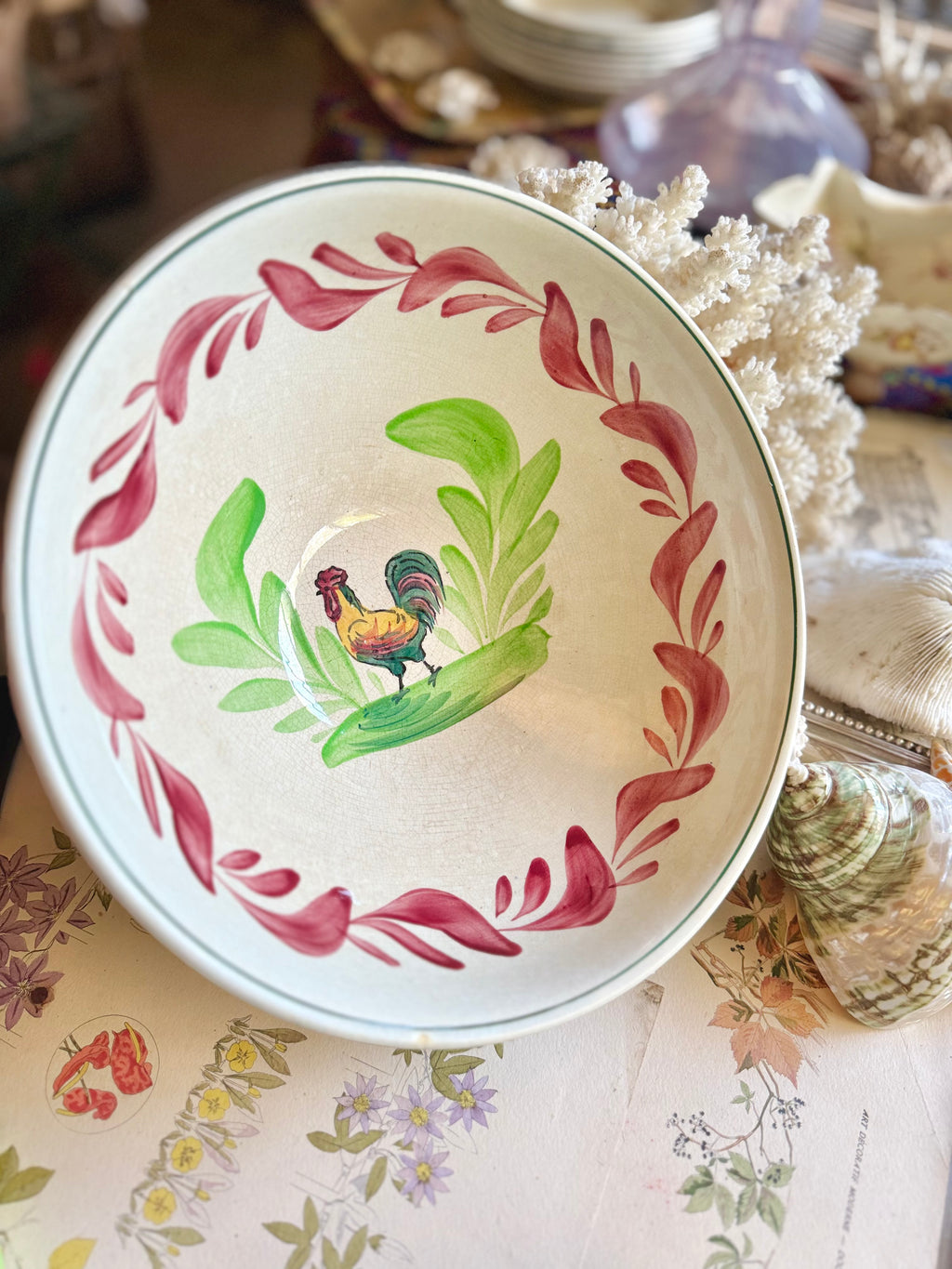 Saladier Choisy Le Roi en terre de fer - Le boudoir luxe de Solenn