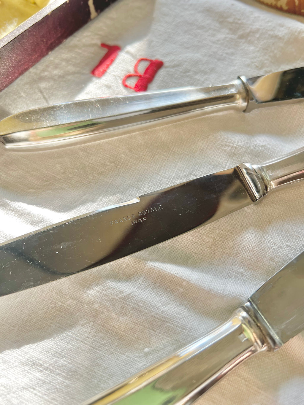 12 couteaux art déco en métal argenté - Le boudoir luxe de Solenn