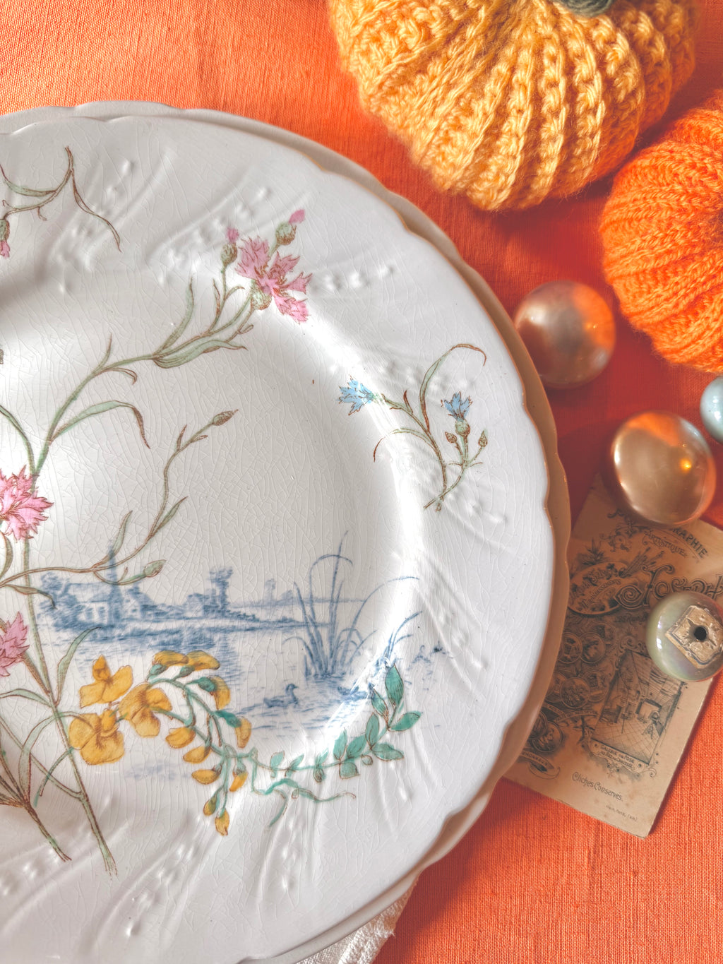 Assiettes plates, Luneville