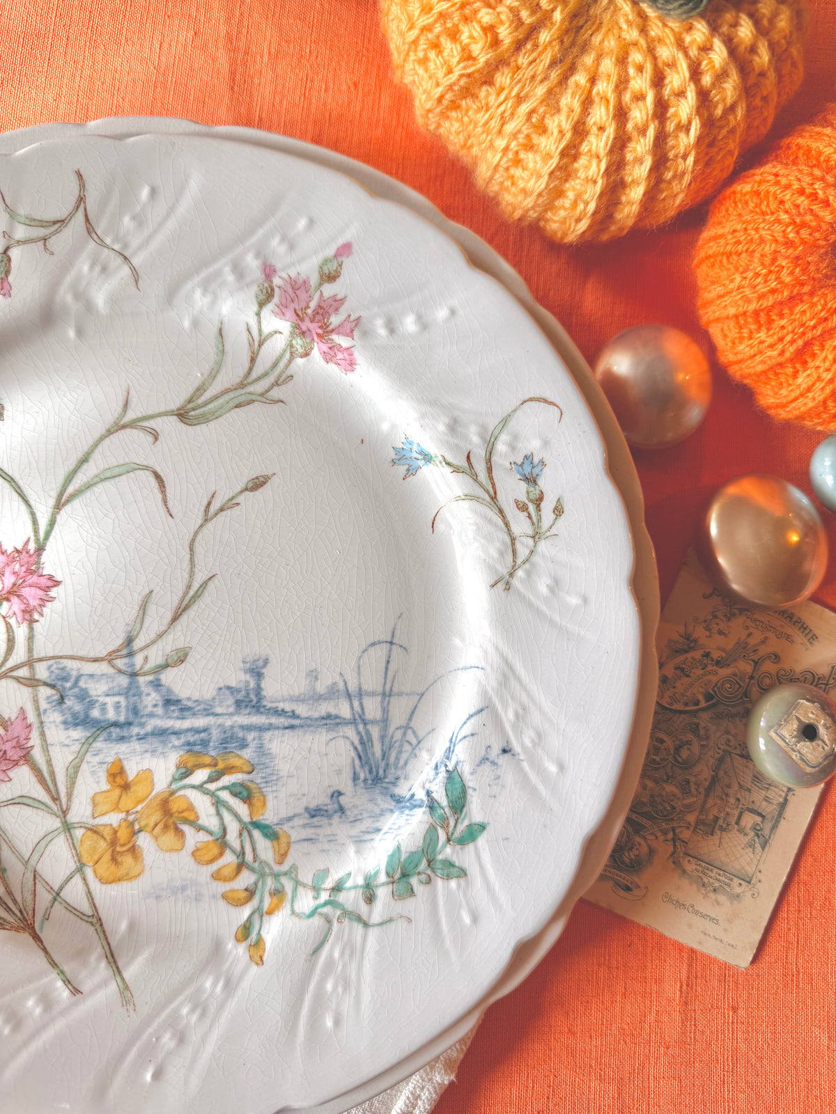 Assiettes plates, Luneville
