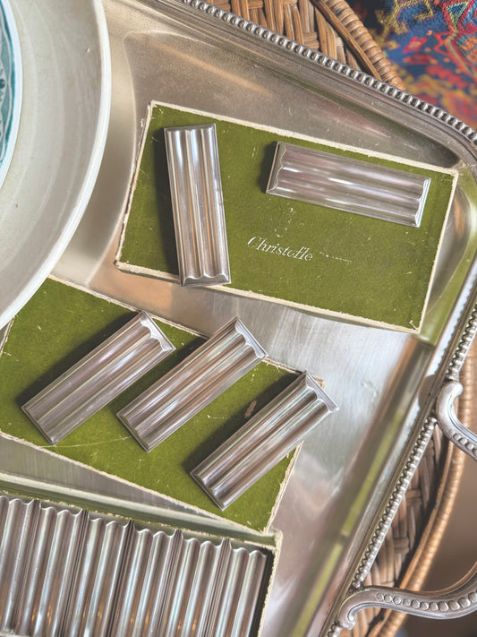 12 porte-couteaux Christofle, Art déco