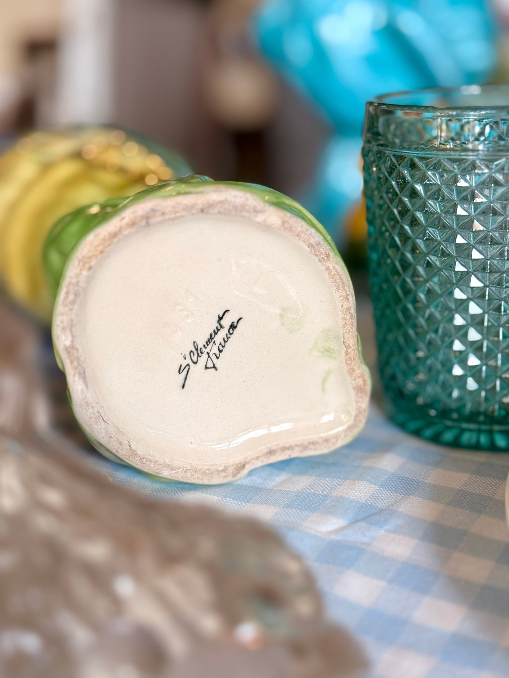 Pichet perroquet Saint Clément - Le boudoir luxe de Solenn