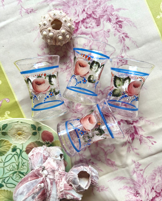 Verres émaillés XIX ème