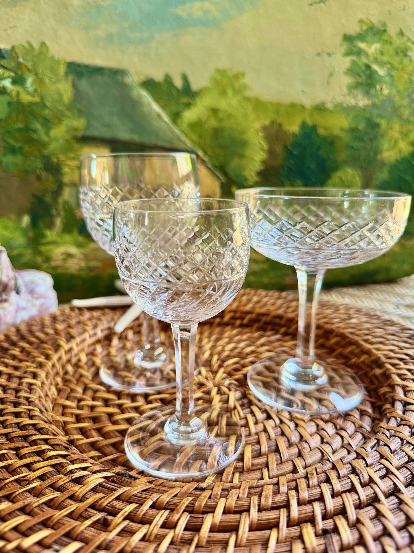 Service Saint-Louis, en cristal, art déco
