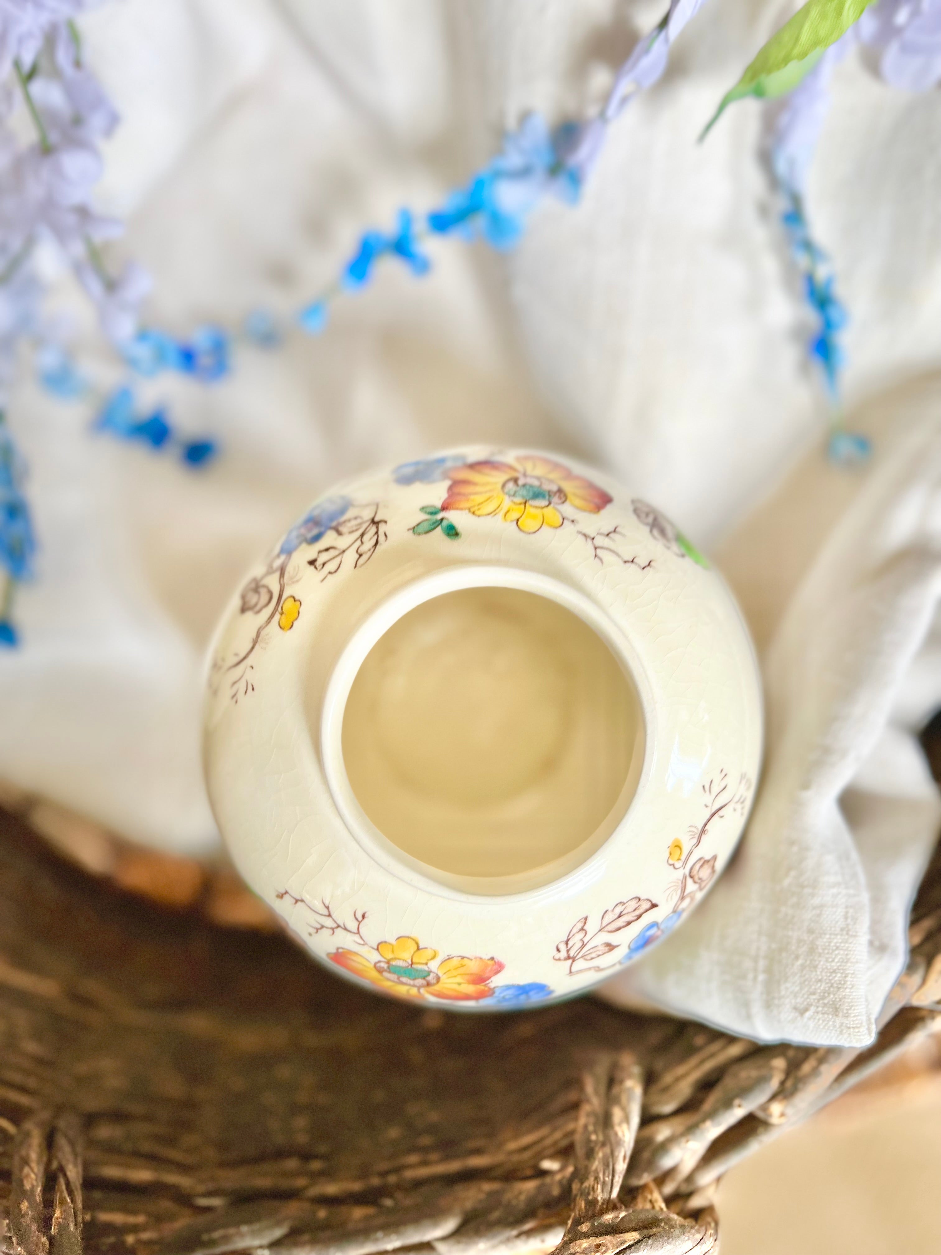 Vase Mason’s en faïence anglaise - Le boudoir luxe de Solenn