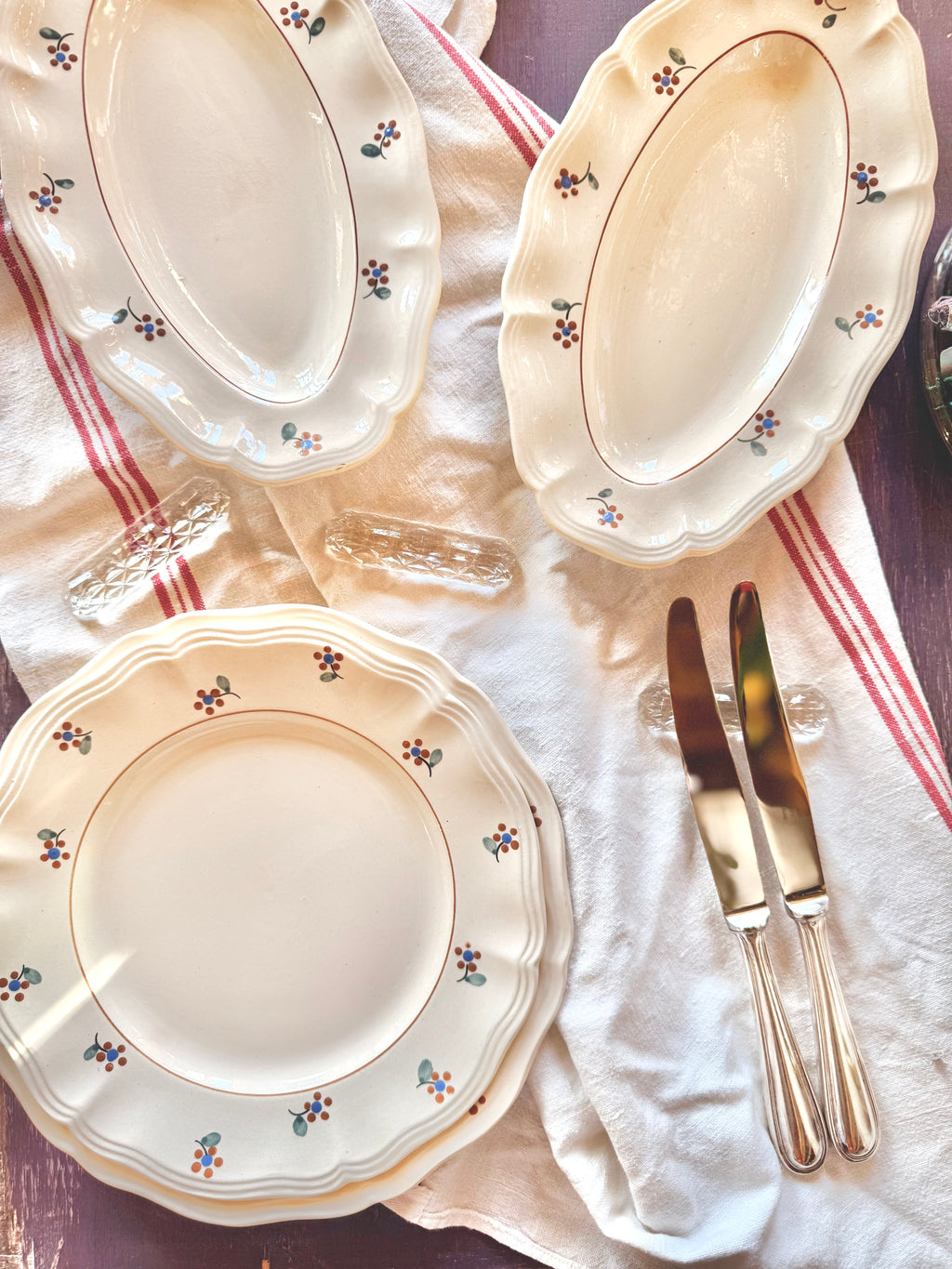 Assiettes creuses « Arromanches » Digoin Sarreguemines