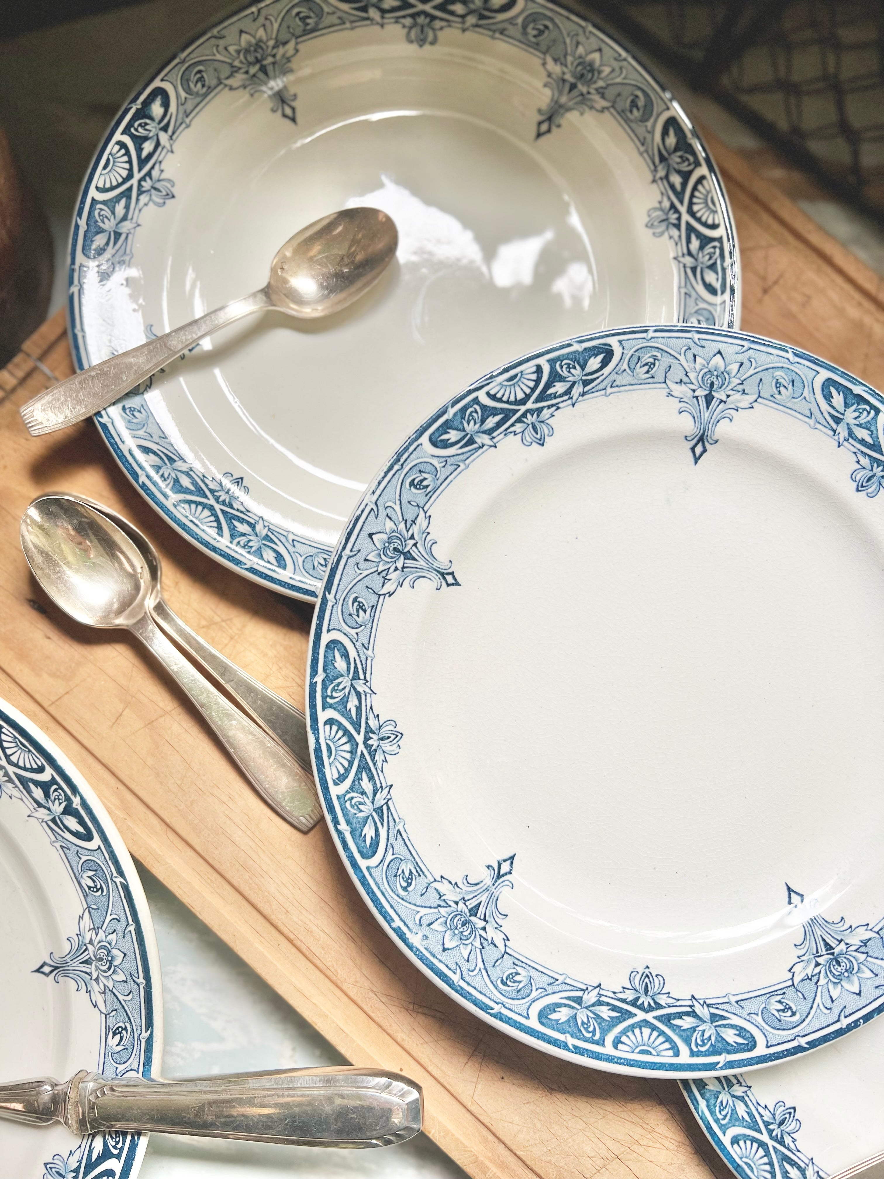 Service à dessert, Saint Amand, art nouveau - Le boudoir luxe de Solenn